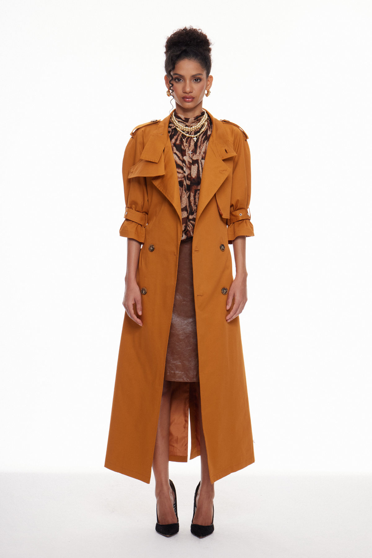 Mack Funnel Neck Coat