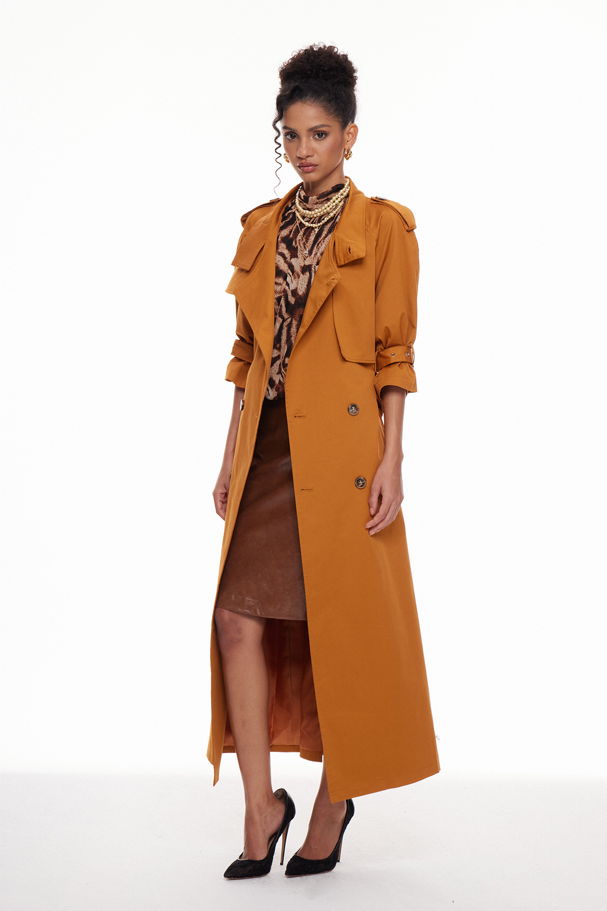 Mack Funnel Neck Coat