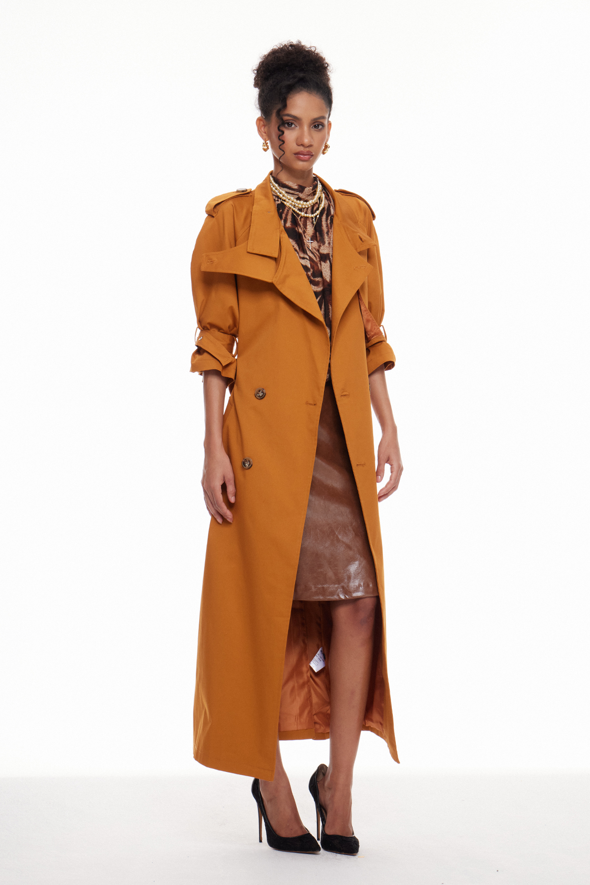 Mack Funnel Neck Coat