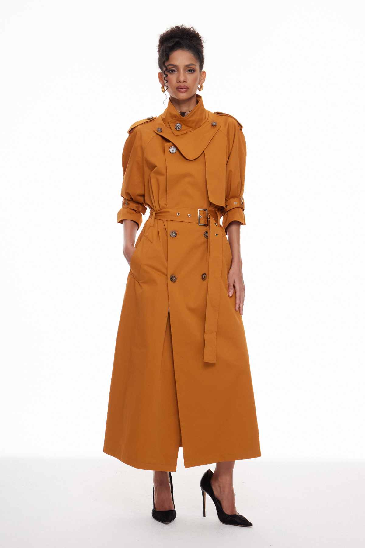 Mack Funnel Neck Coat