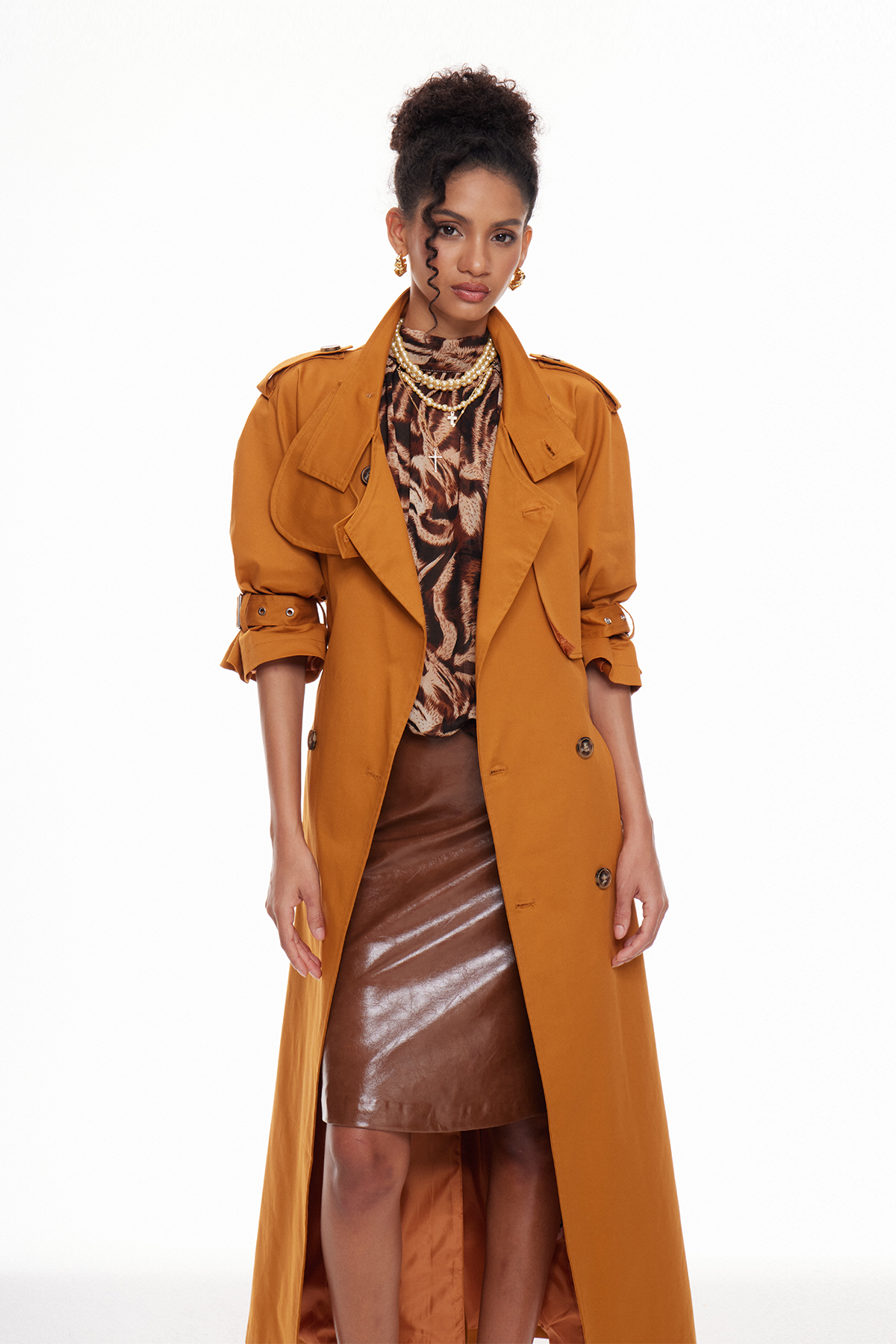Mack Funnel Neck Coat