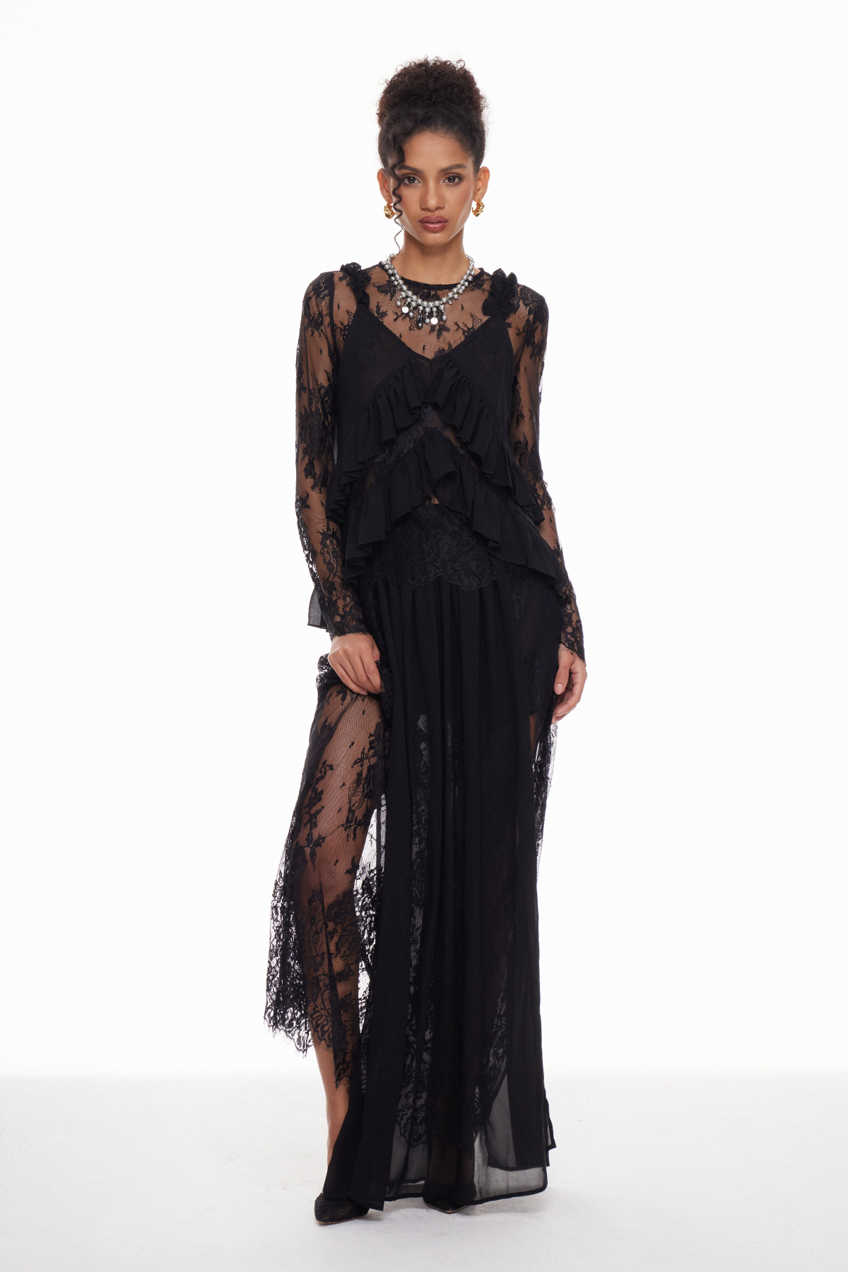 Madalen Lace Three Piece Skirt Set