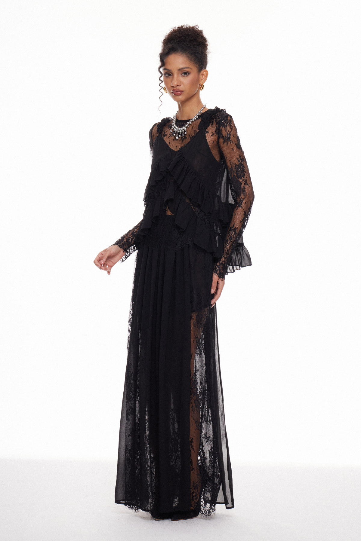 Madalen Lace Three Piece Skirt Set