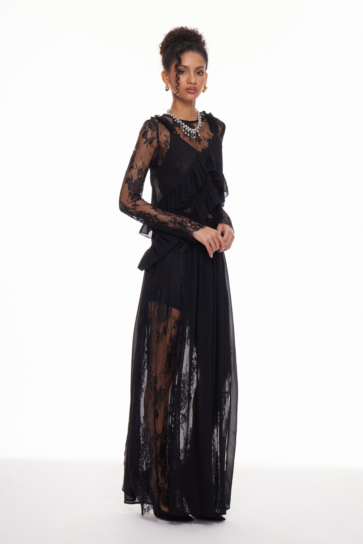 Madalen Lace Three Piece Skirt Set