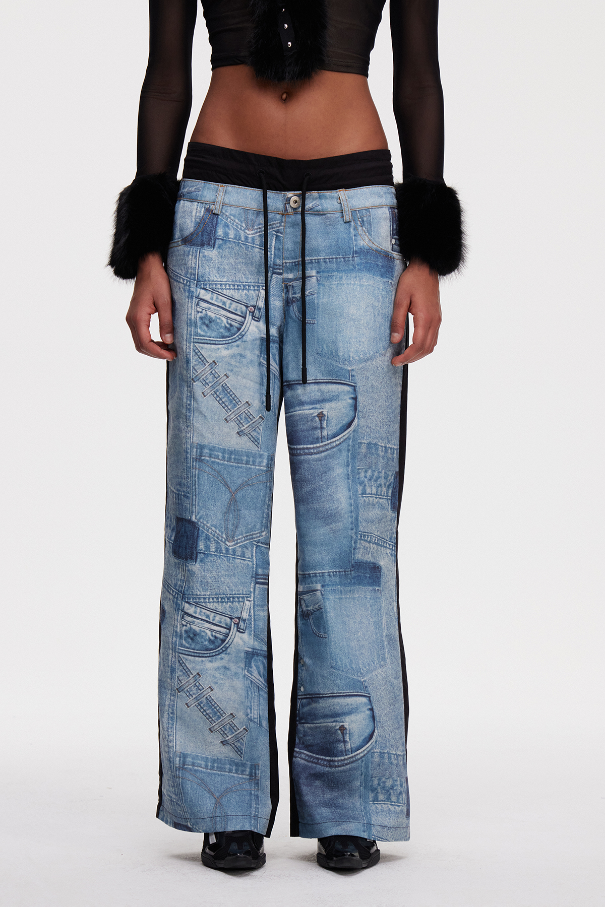 Madara Deconstruct Print Pants