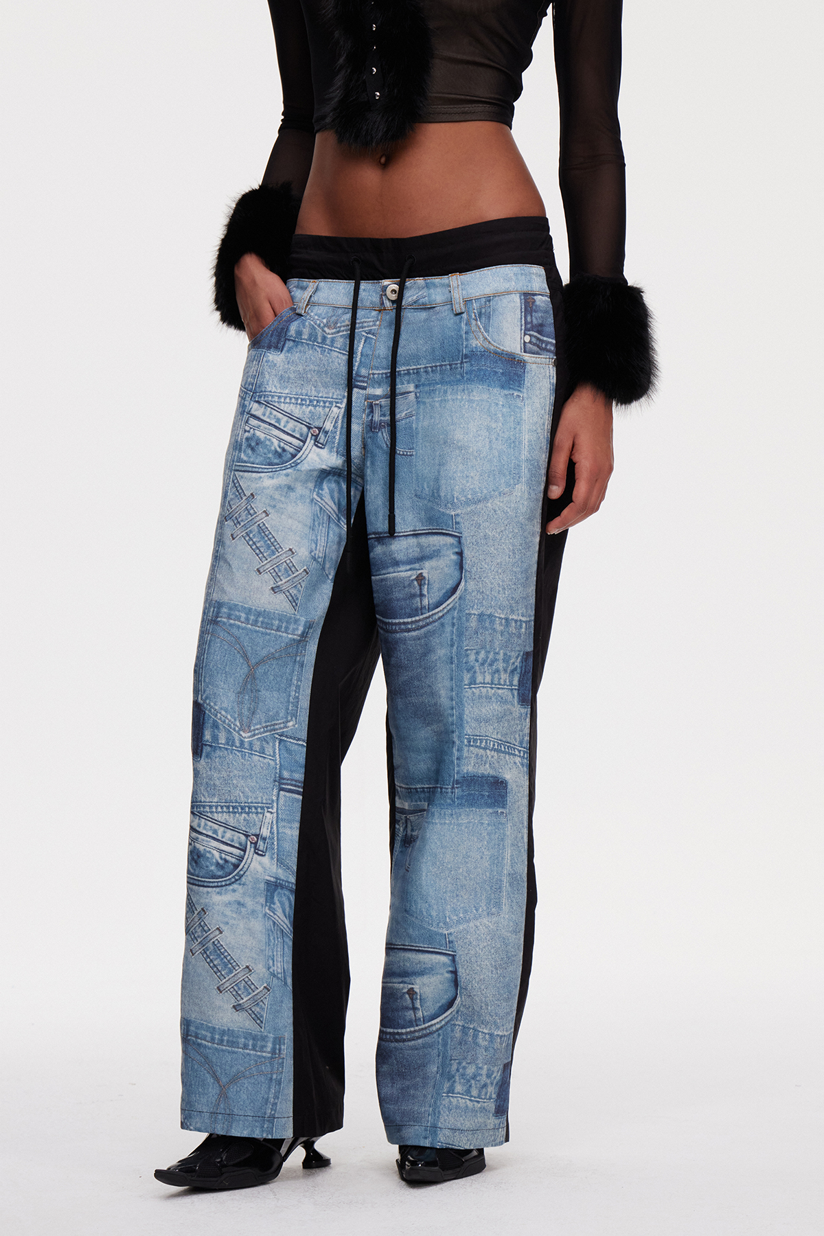 Madara Deconstruct Print Pants