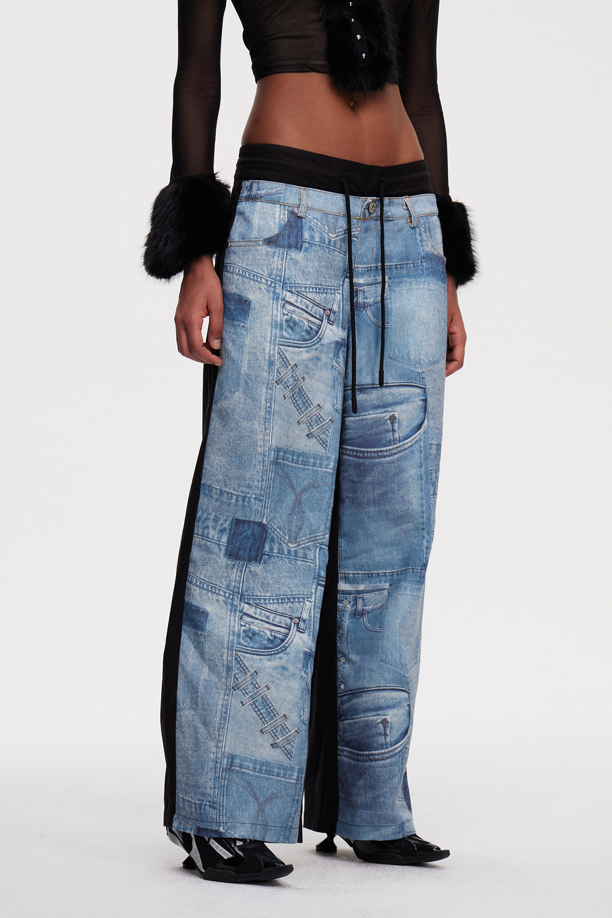 Madara Deconstruct Print Pants
