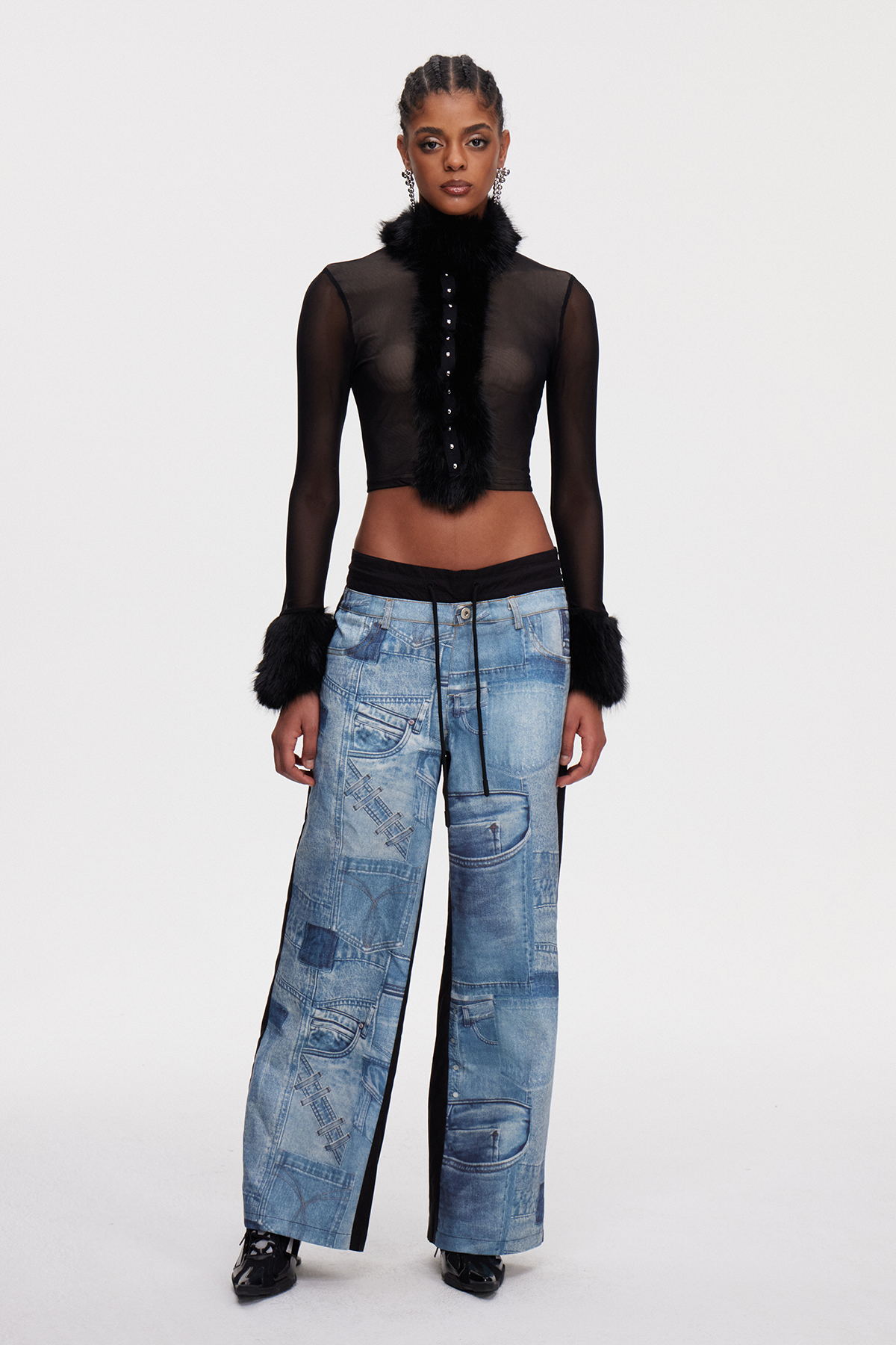 Madara Deconstruct Print Pants