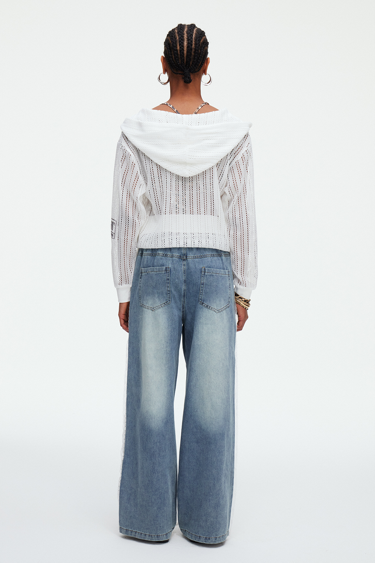 Maddalena Floral Lace Jeans