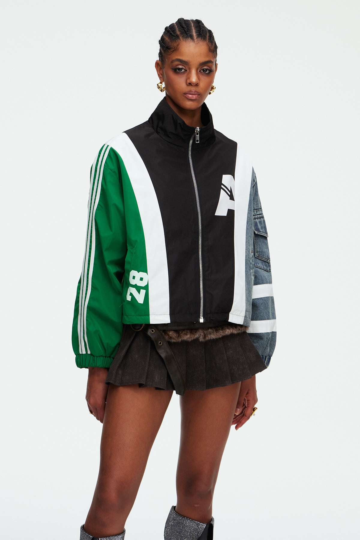 Maddi Deconstruct Print Jacket