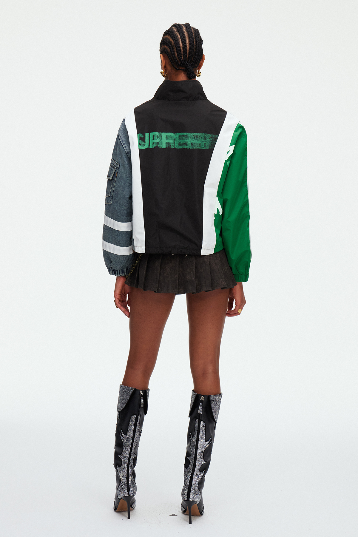 Maddi Deconstruct Print Jacket