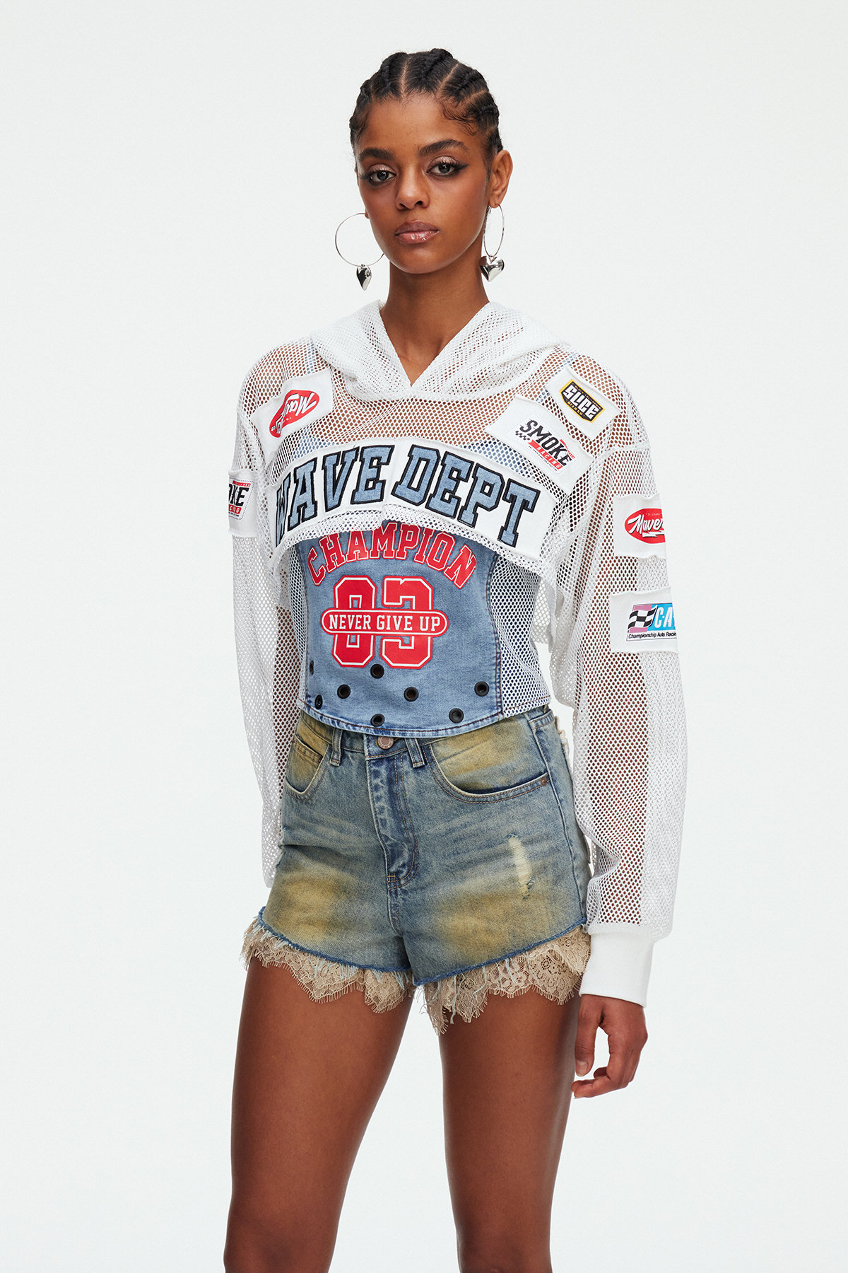 Maddie Cutout Denim Top