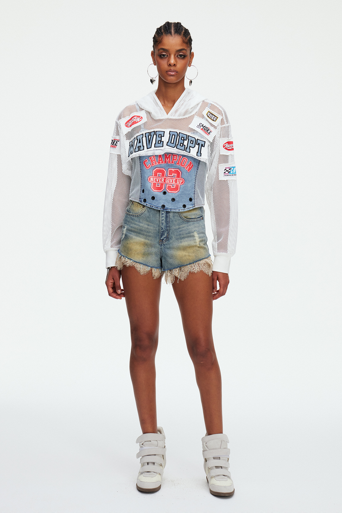 Maddie Cutout Denim Top