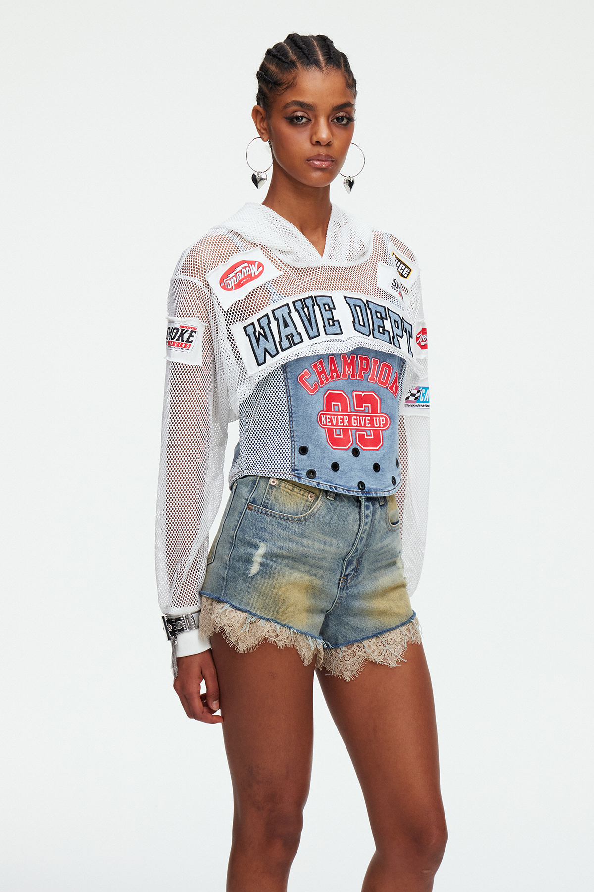 Maddie Cutout Denim Top