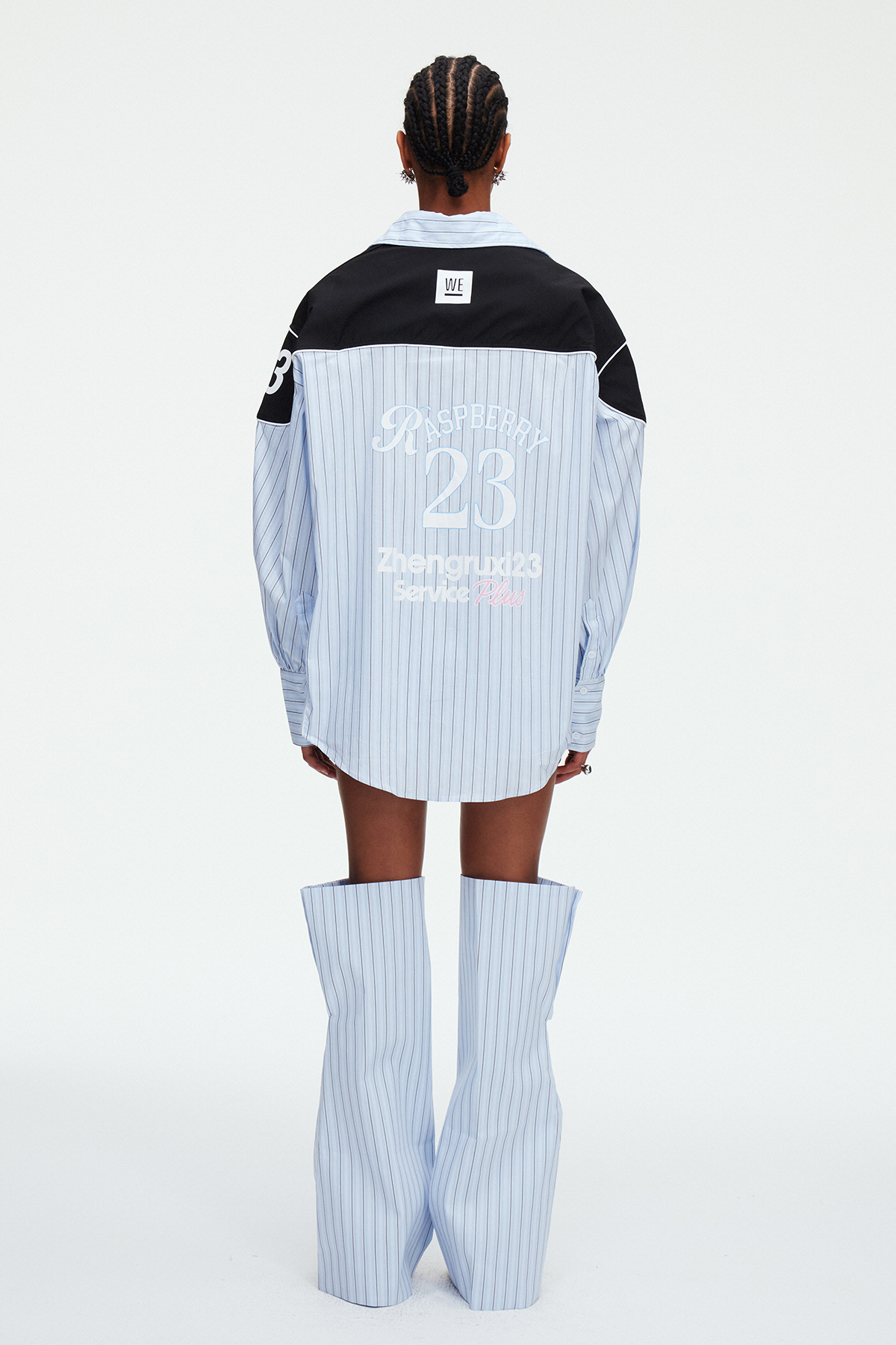 Madelaine Stripe Three Piece Shorts Set
