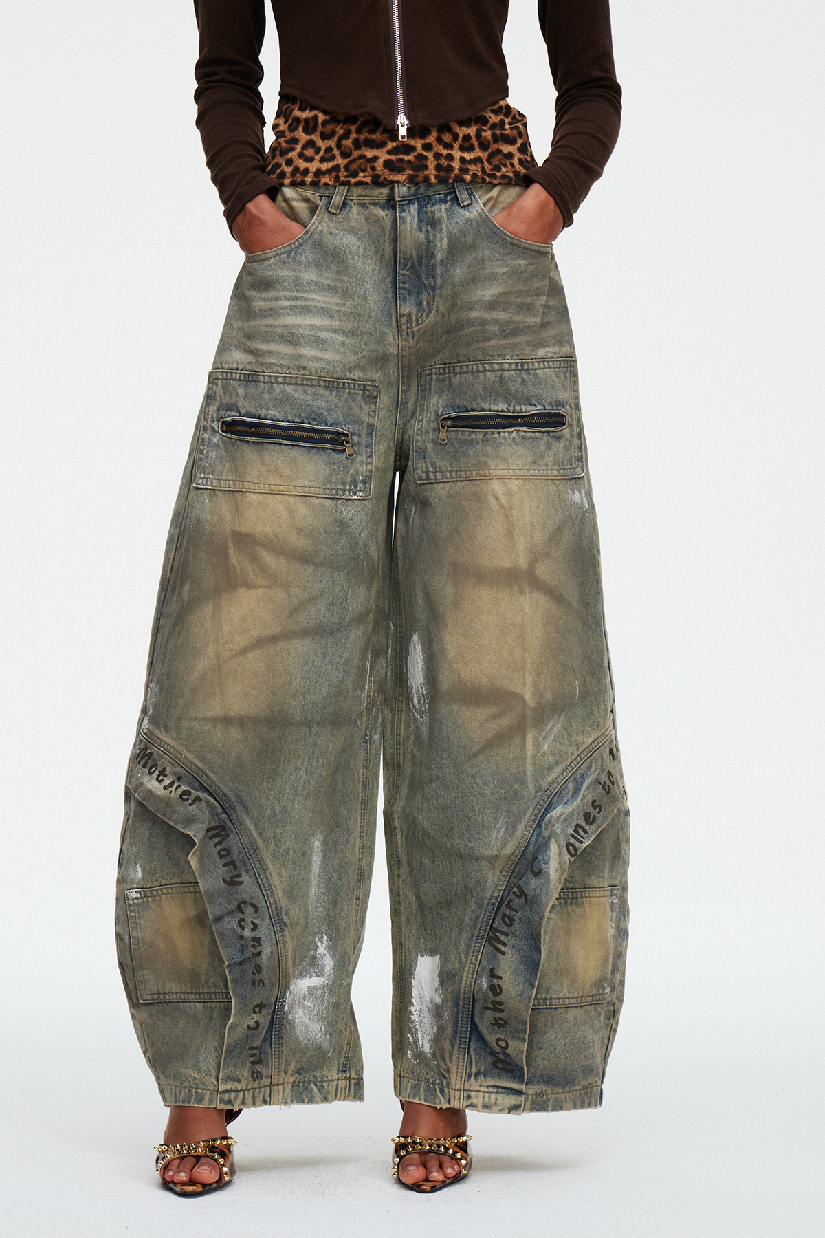 Madeline Tie Dye Baggy Jeans