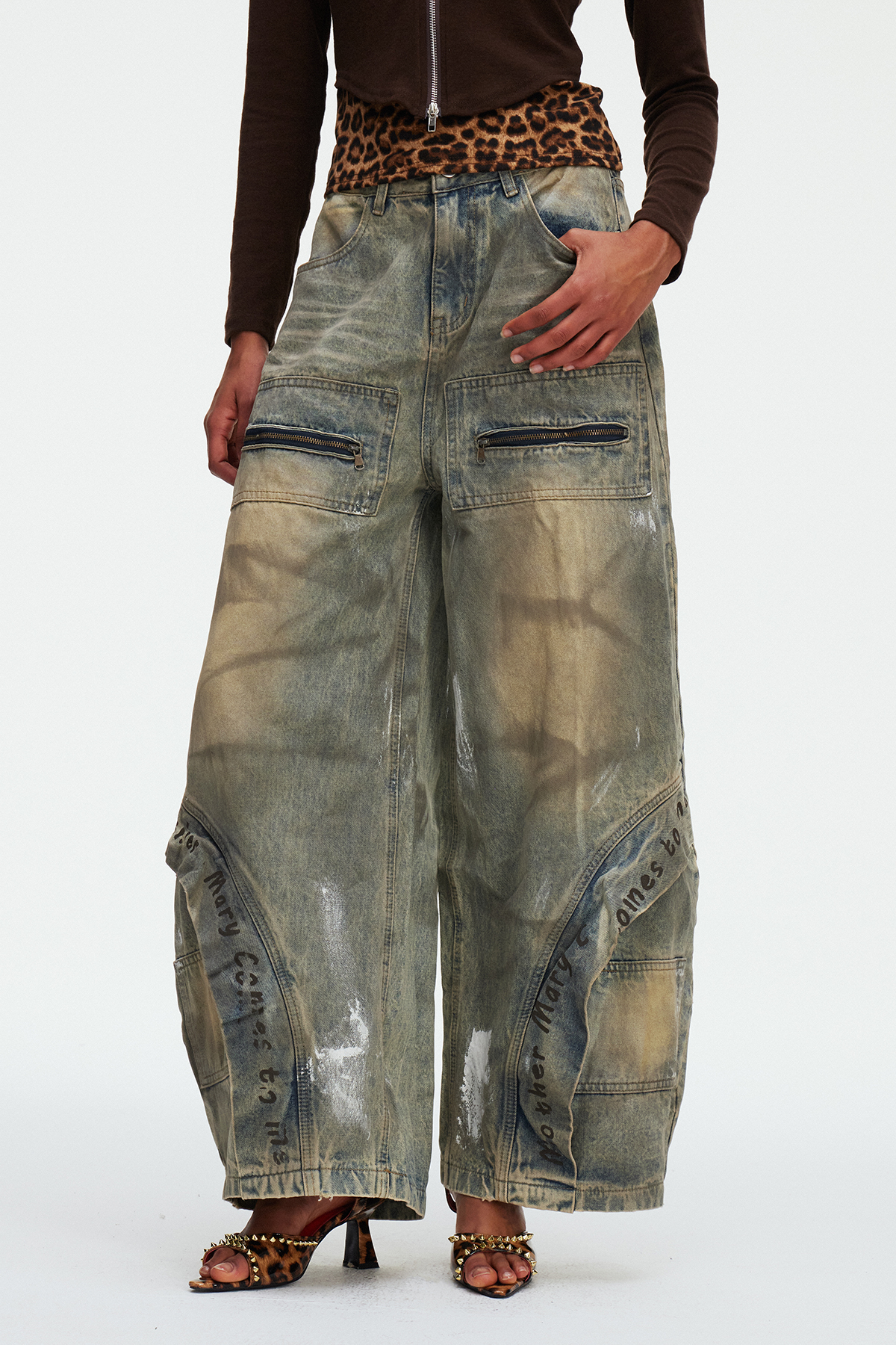 Madeline Tie Dye Baggy Jeans