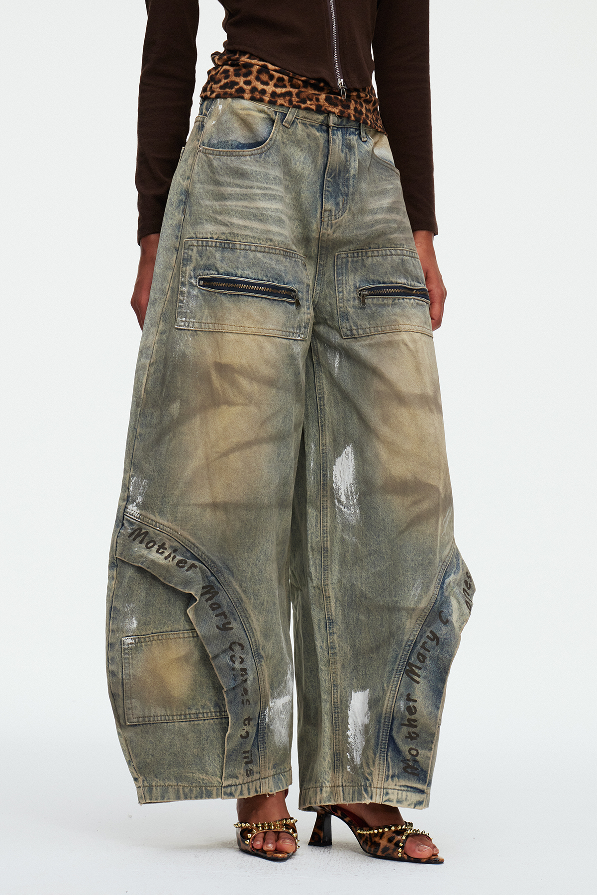 Madeline Tie Dye Baggy Jeans
