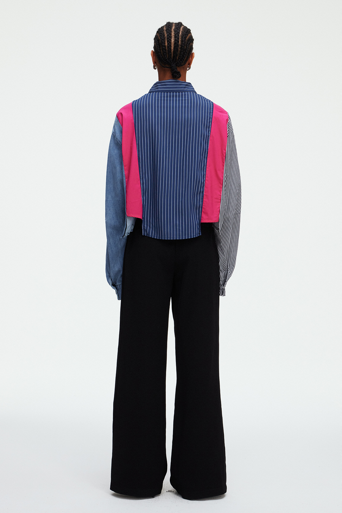Madelynn Deconstruct Stripe Shirt