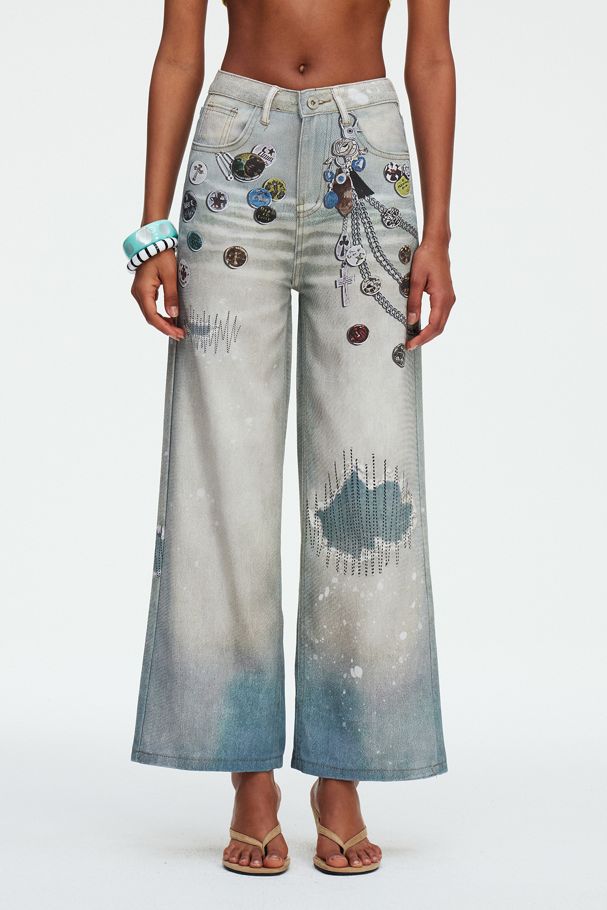 Madhav Print Jeans