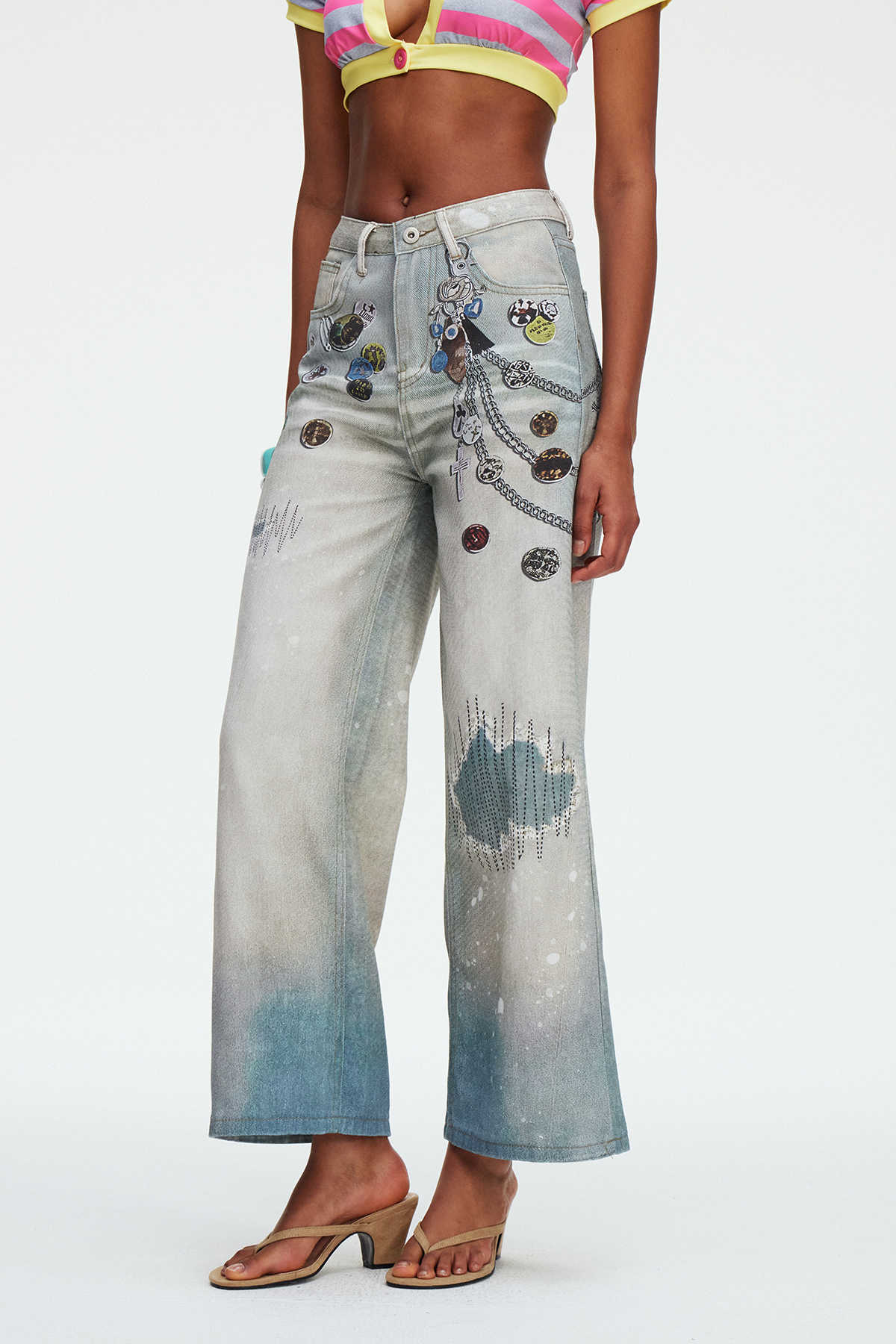 Madhav Print Jeans