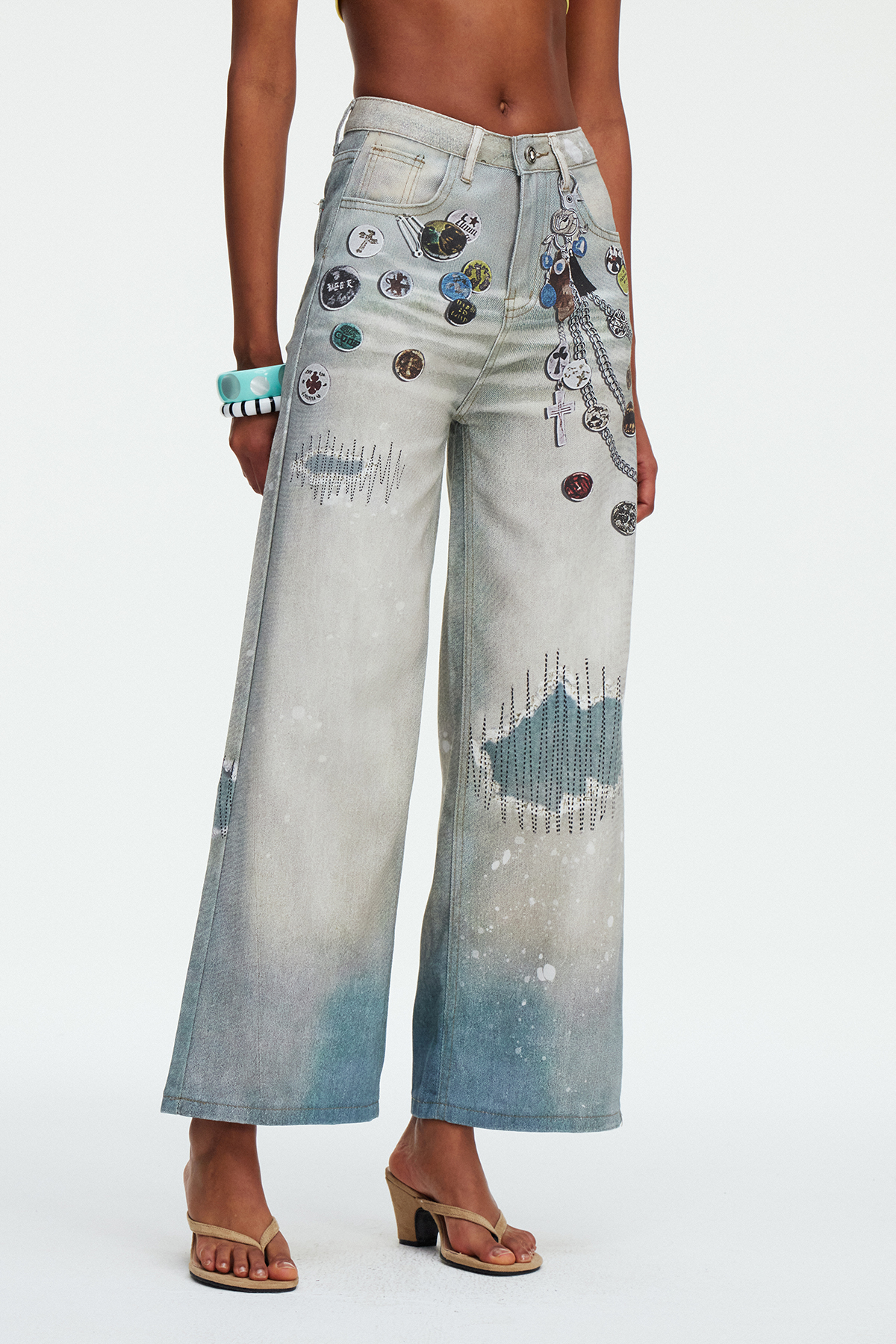 Madhav Print Jeans