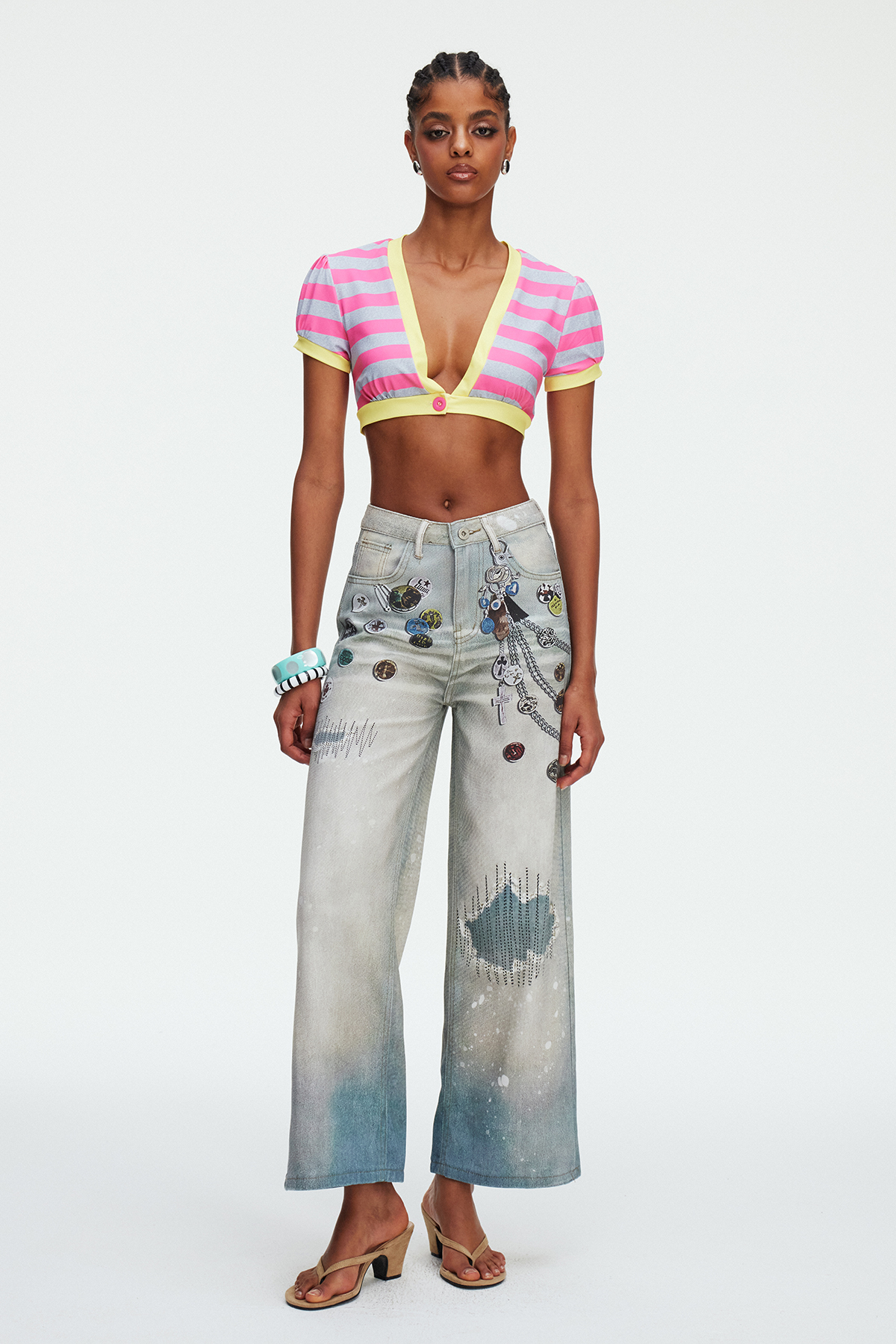 Madhav Print Jeans