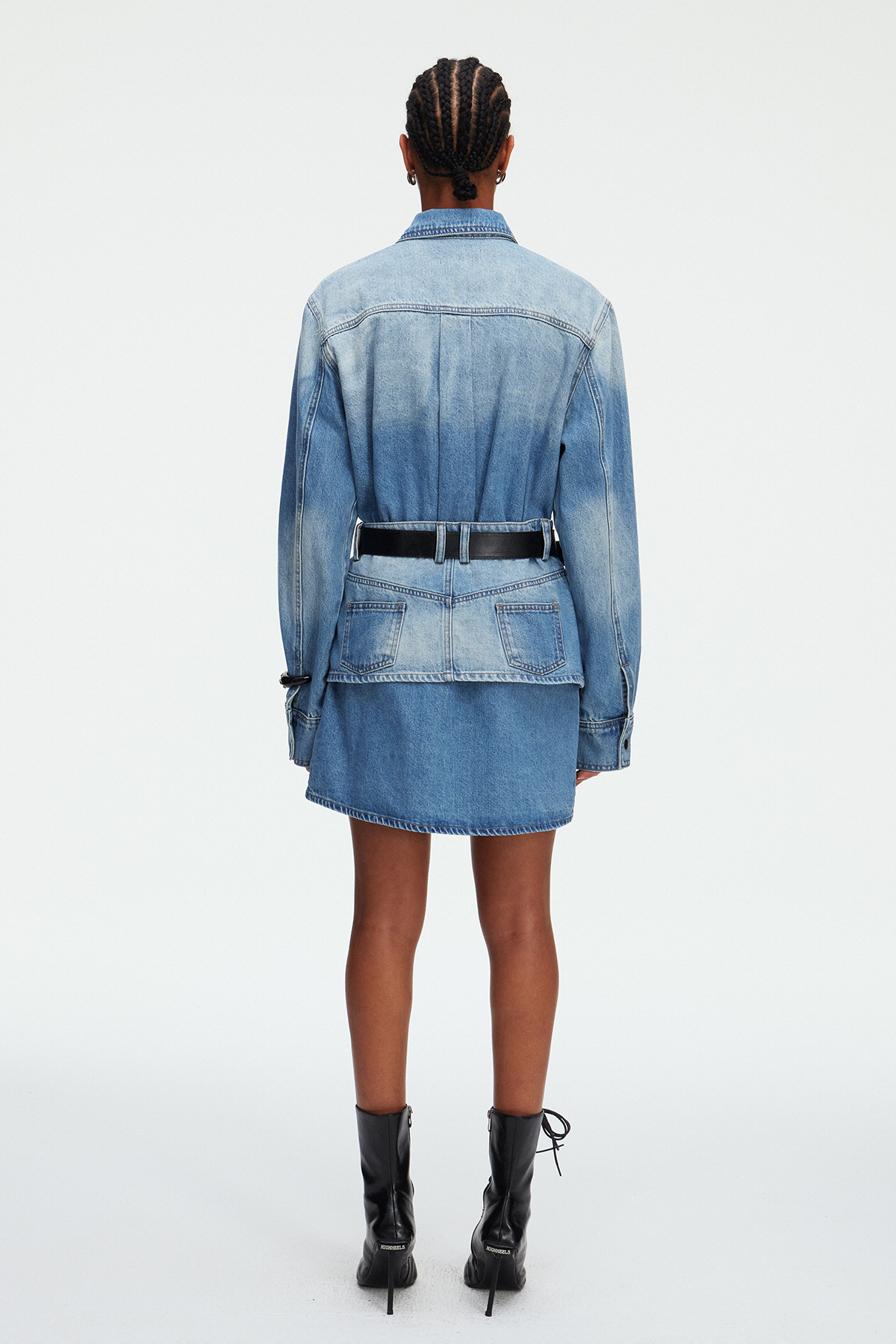 Madhu Two Piece Denim Mini Dress