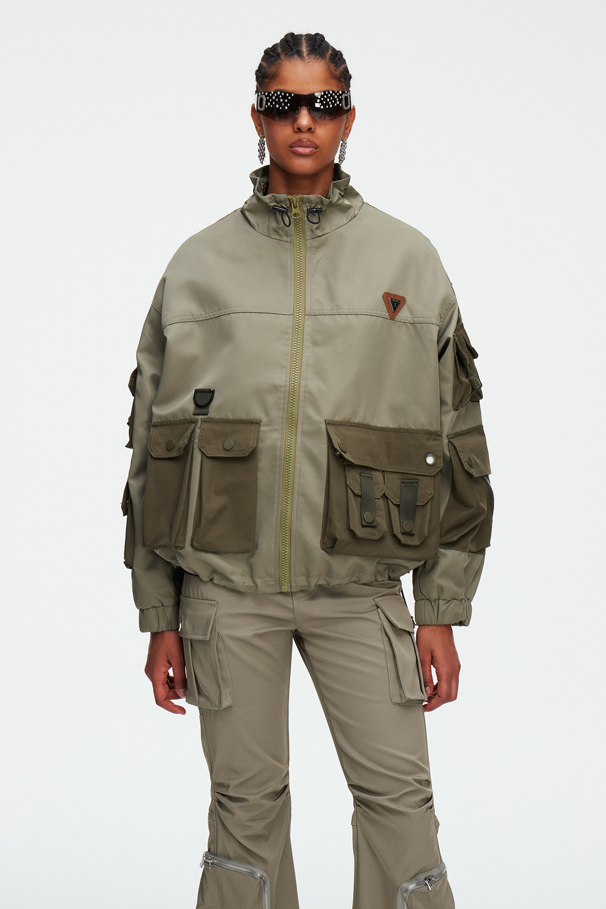 Madison High Neck Pocket Jacket