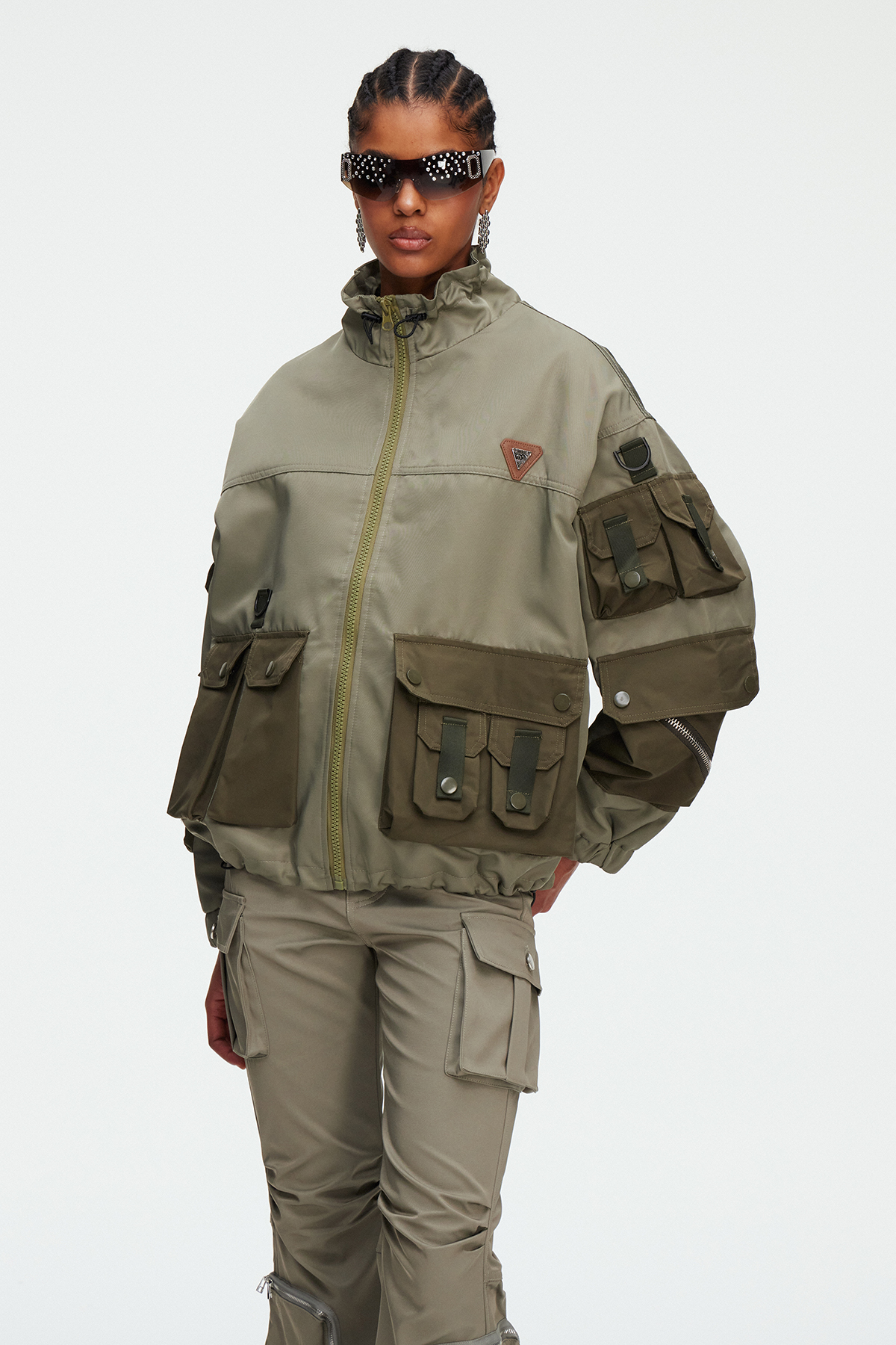 Madison High Neck Pocket Jacket