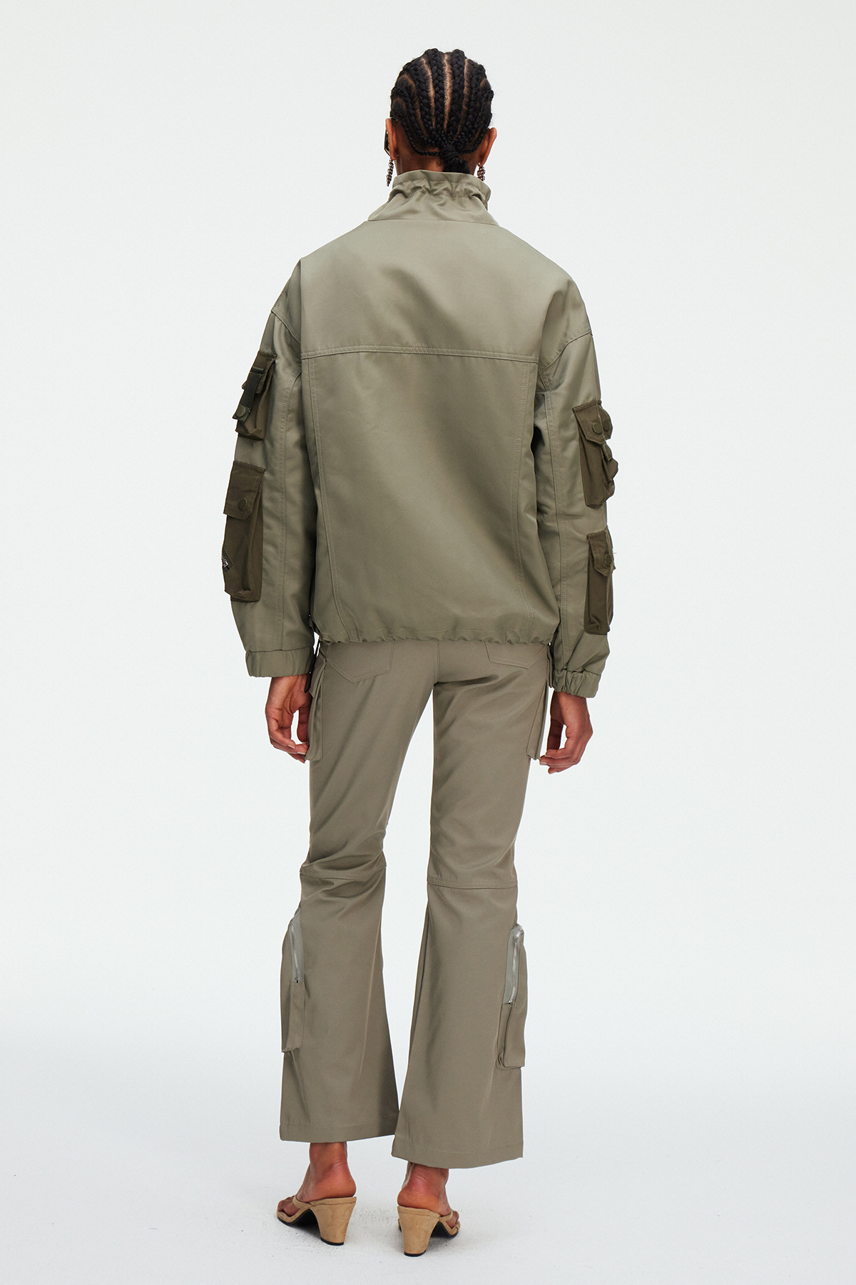 Madison High Neck Pocket Jacket