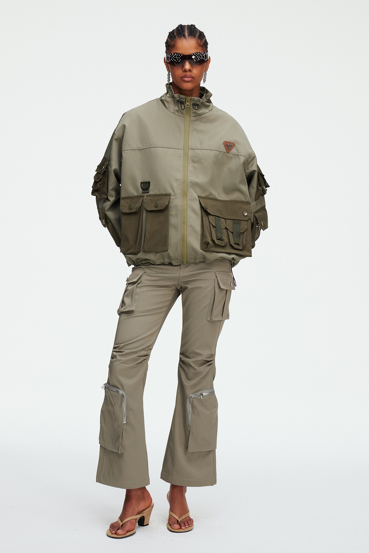 Madison High Neck Pocket Jacket