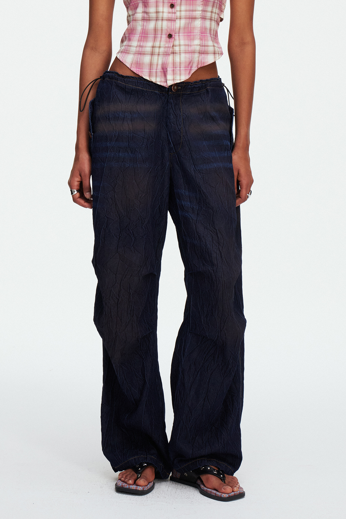 Madoc Drawstring Ruch Pants