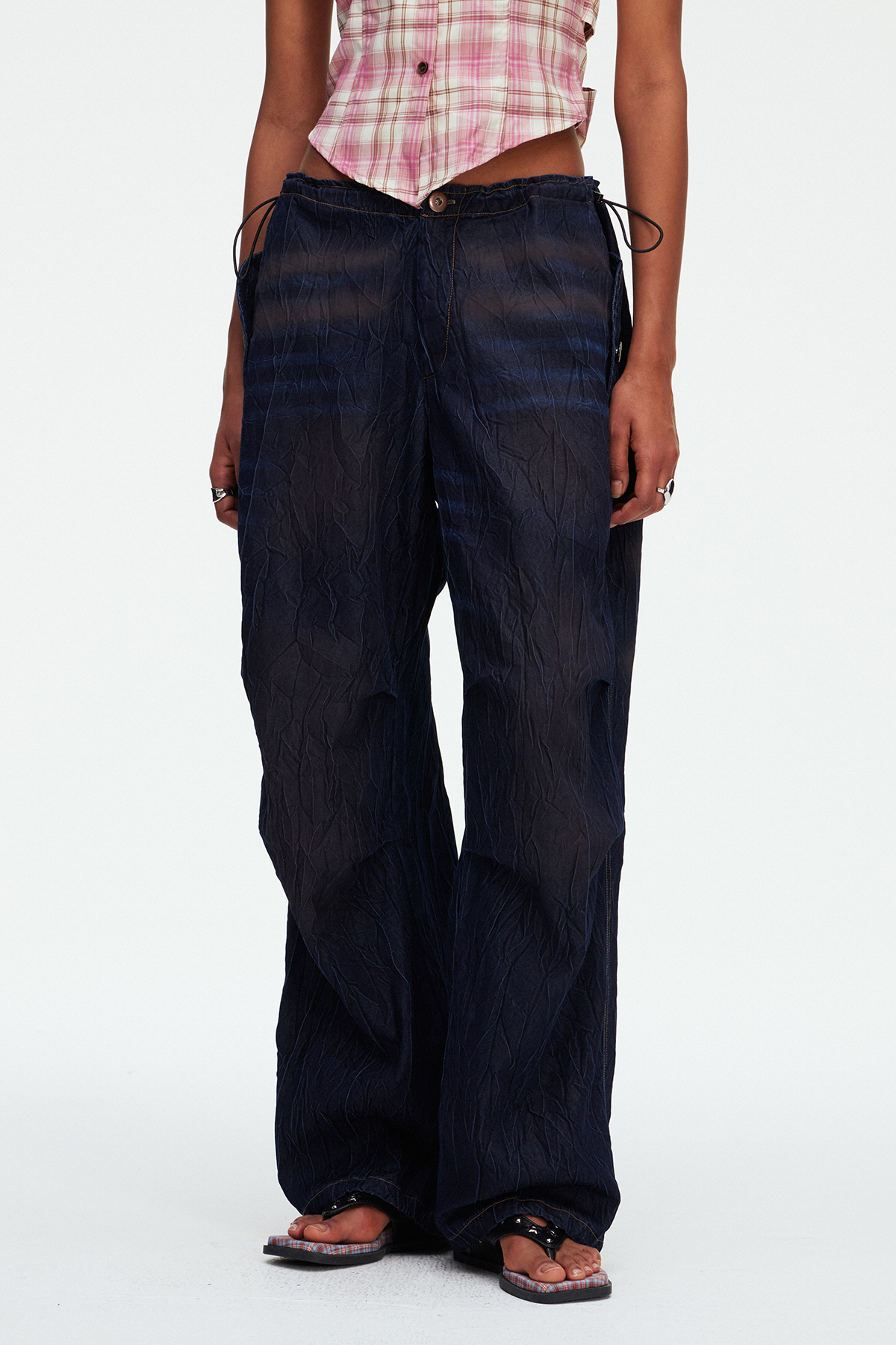Madoc Drawstring Ruch Pants