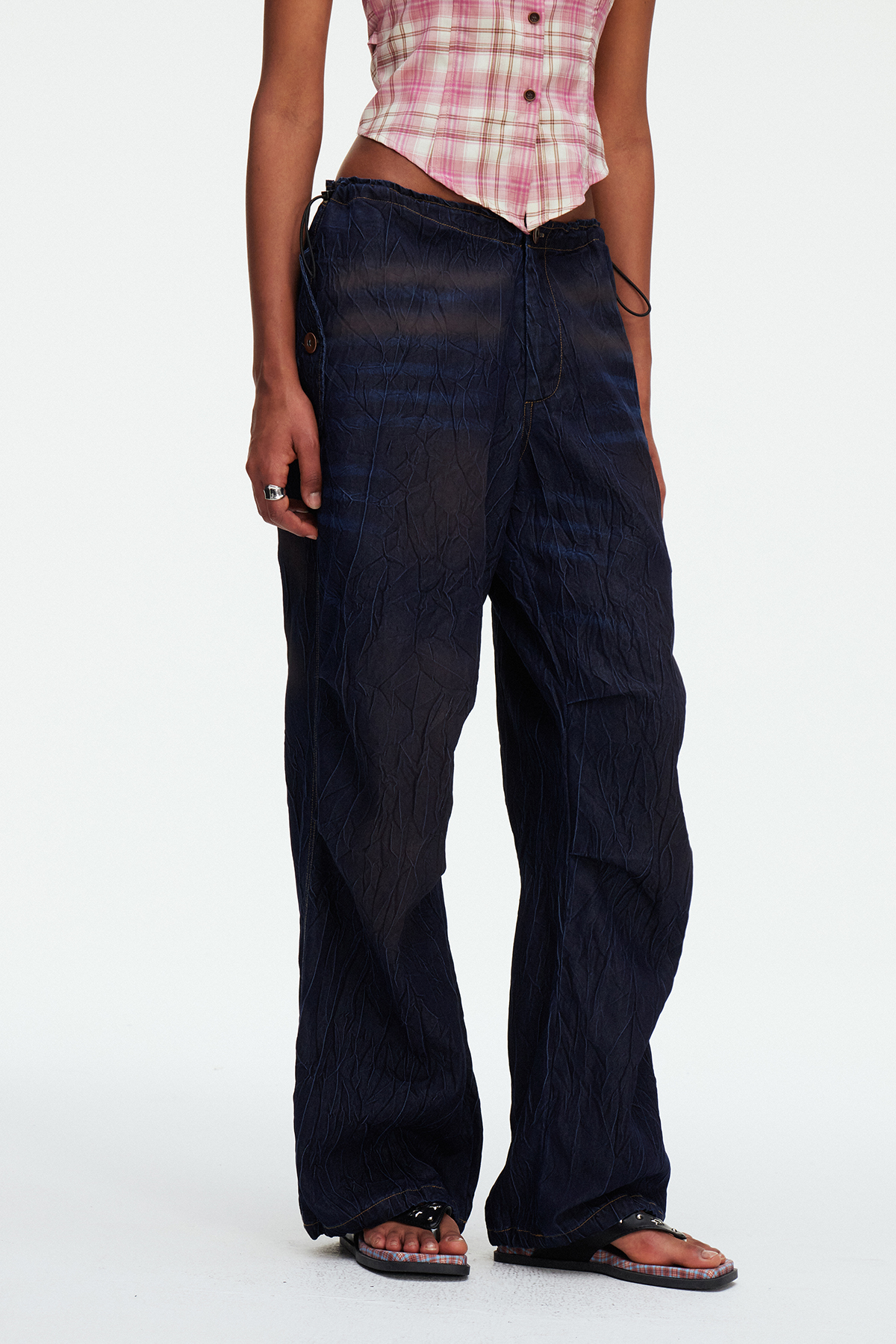 Madoc Drawstring Ruch Pants