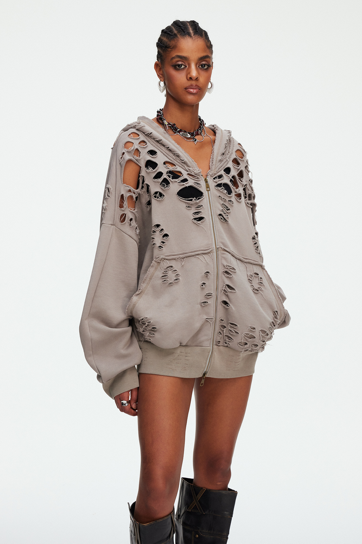 Madog Ripped Jacket