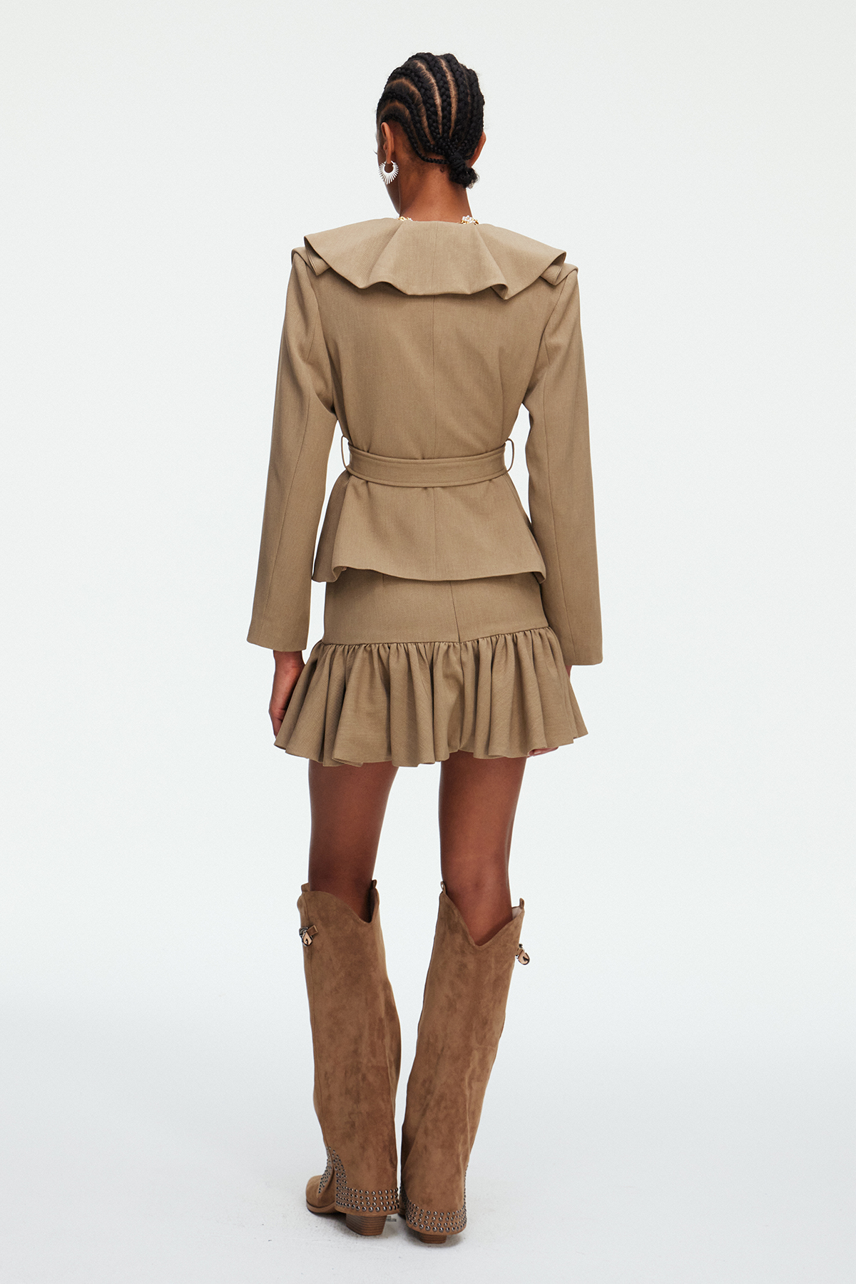 Mads Ruffle Skirt Set