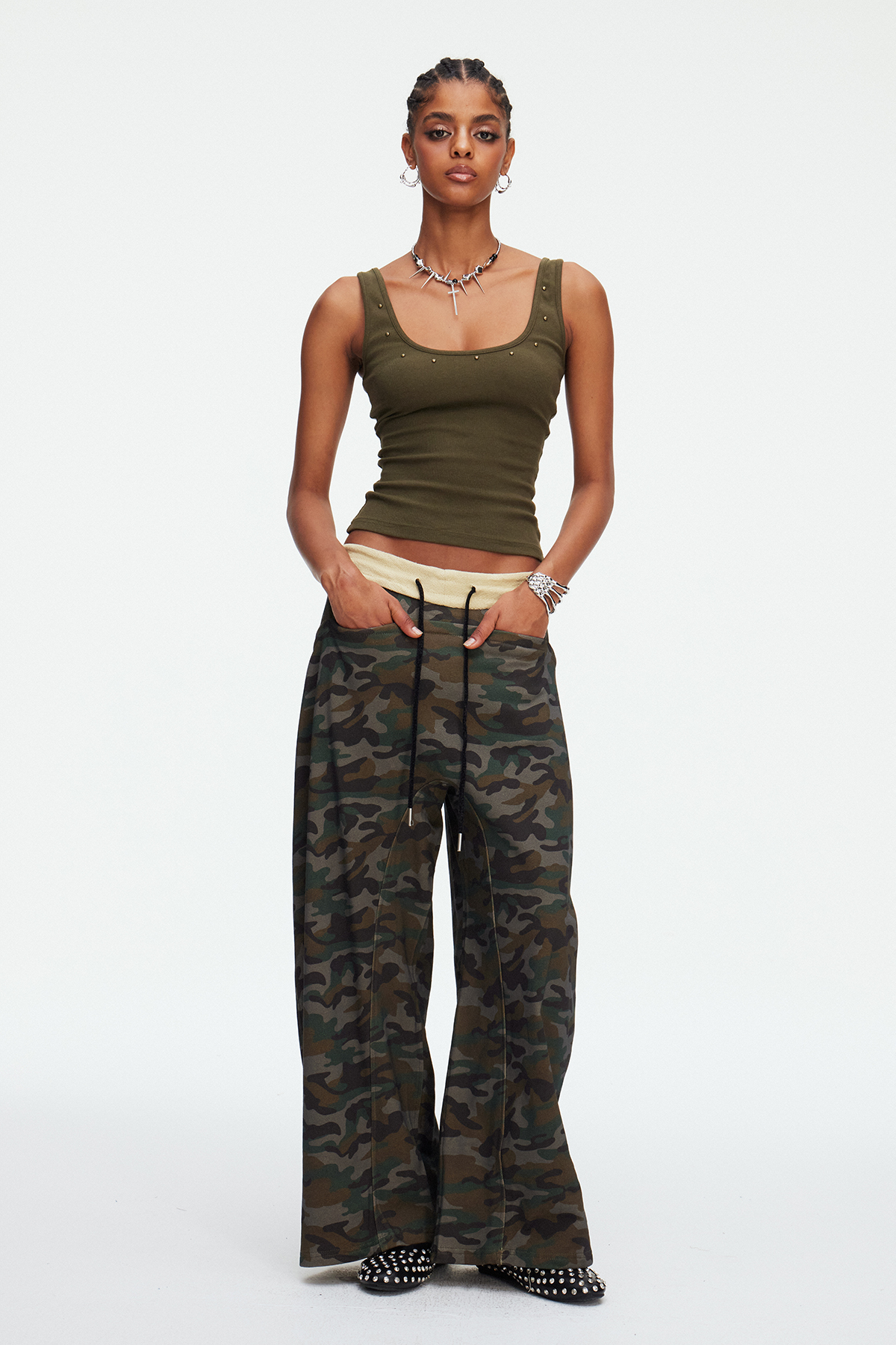 Maeghan Camouflage Jeans