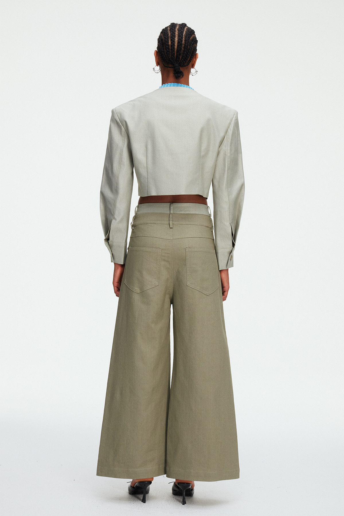 Maelie Crop Pants Set