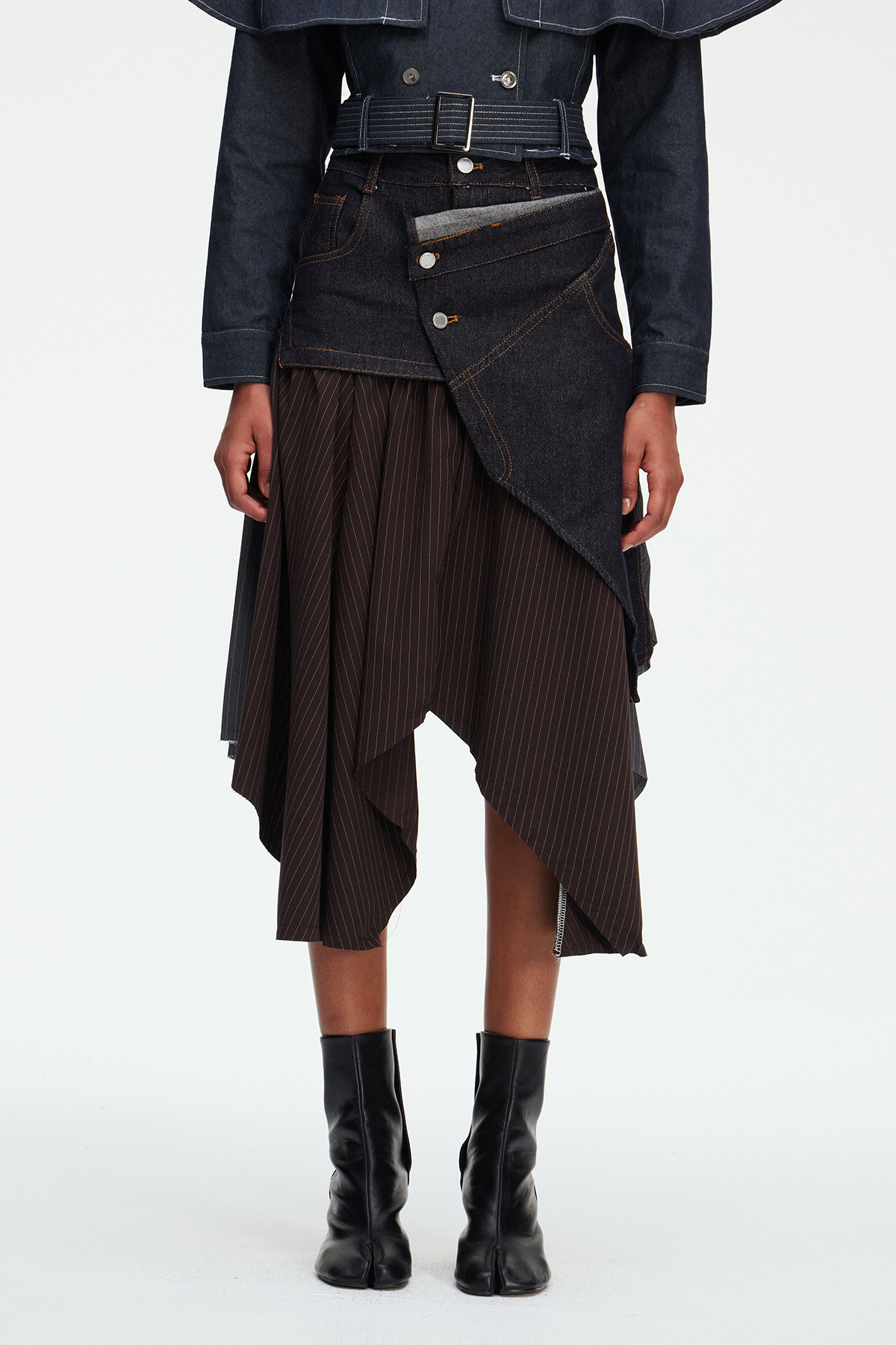 Maera Deconstruct Asymmetric Maxi Skirt