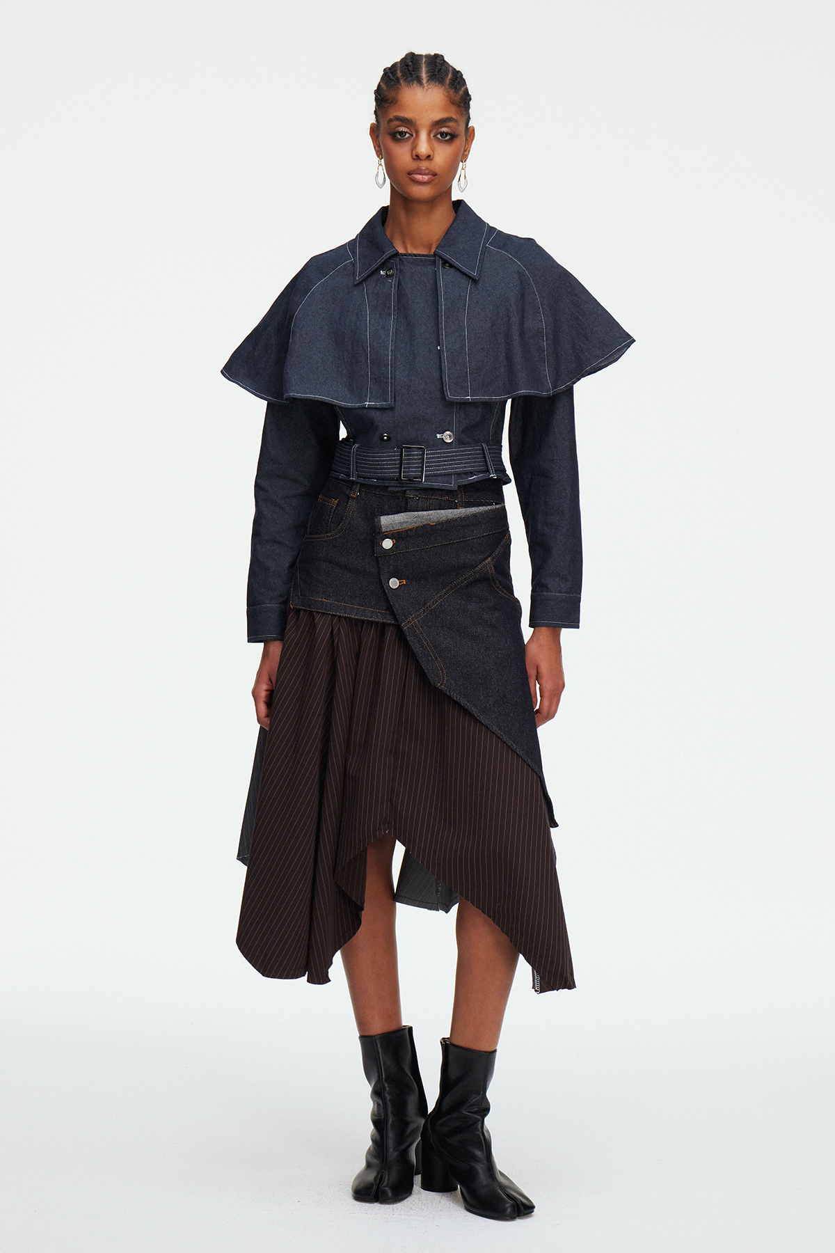 Maera Deconstruct Asymmetric Maxi Skirt