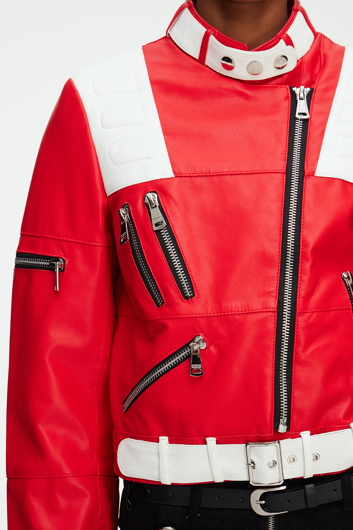Maeve Zipper Leather Jacket