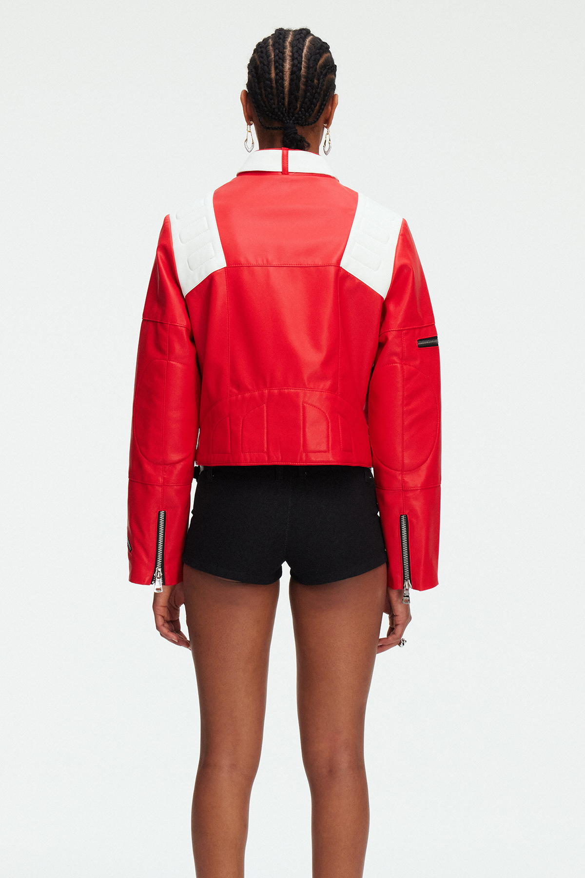 Maeve Zipper Leather Jacket