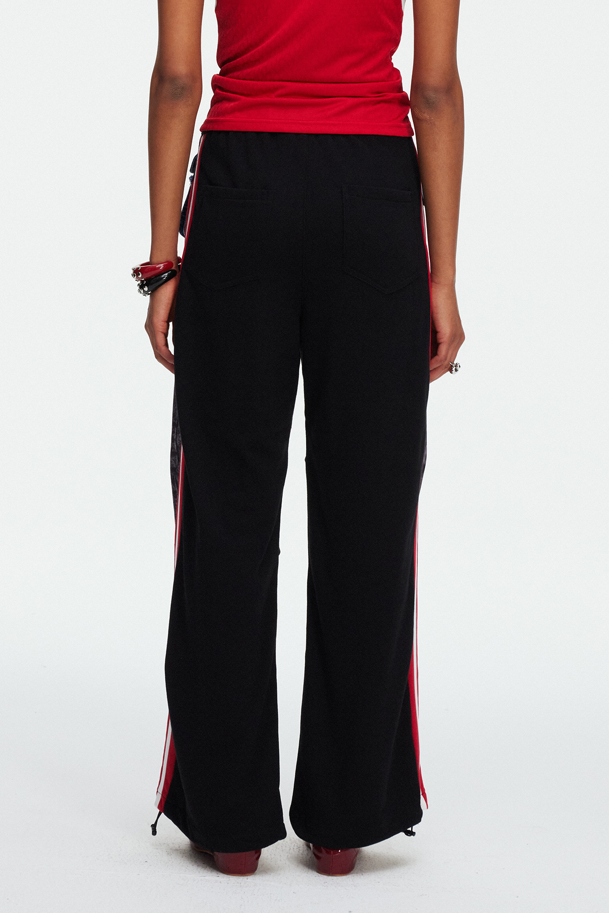 Magahet Deconstruct Stripe Jeans