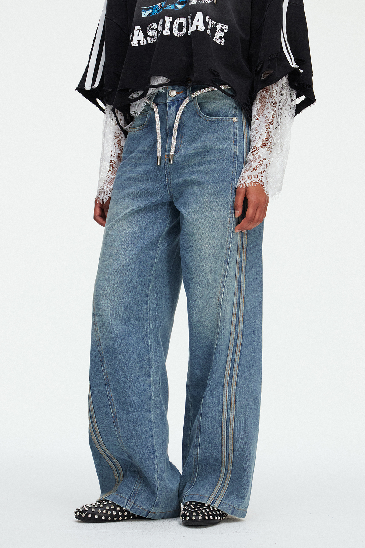 Magalie Stripe Jeans