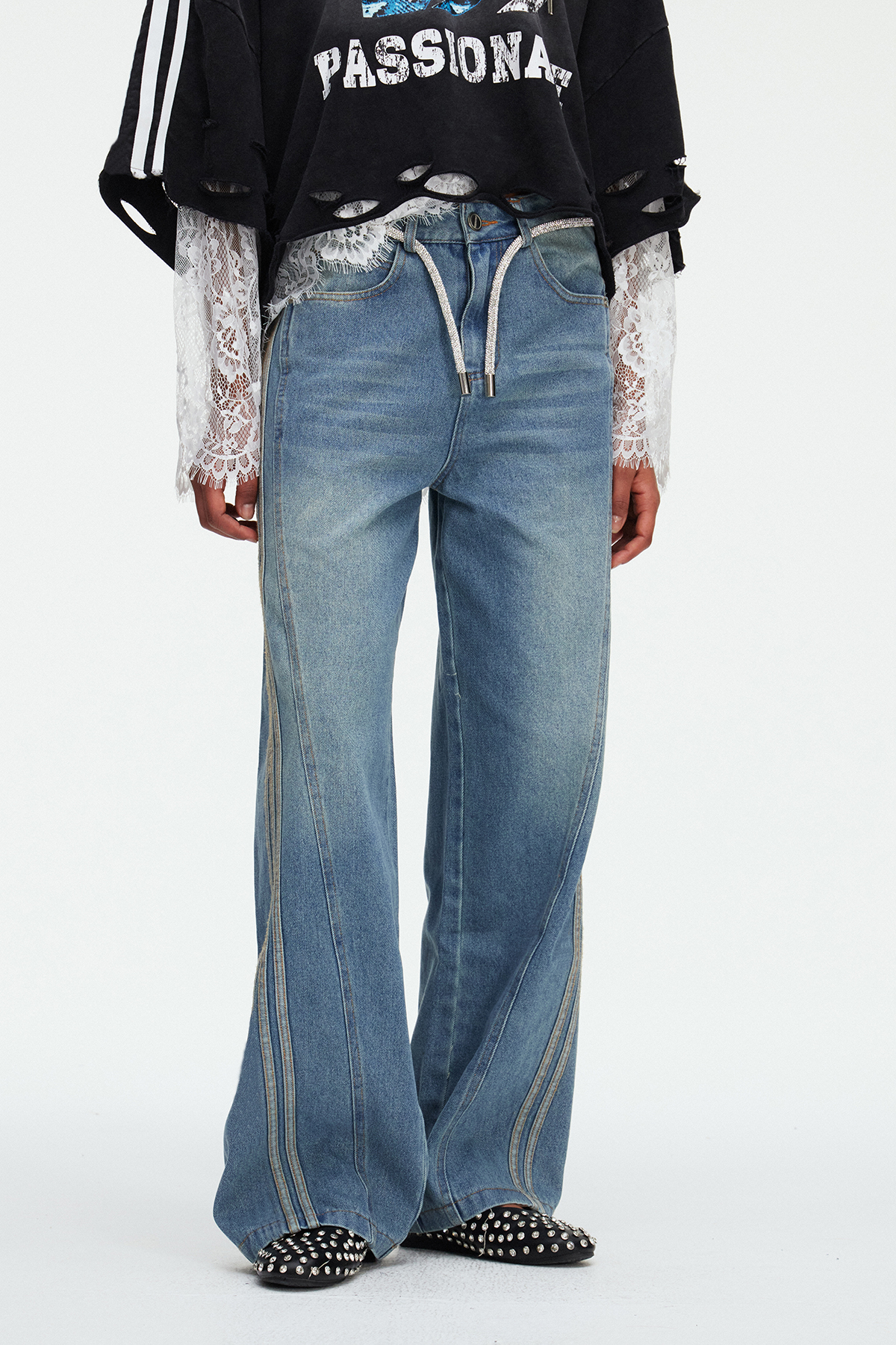Magalie Stripe Jeans