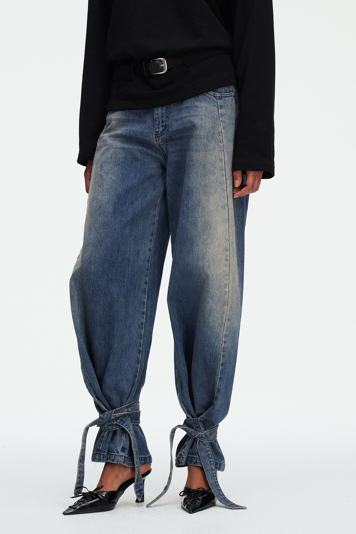 Magalie Tie Up Jeans