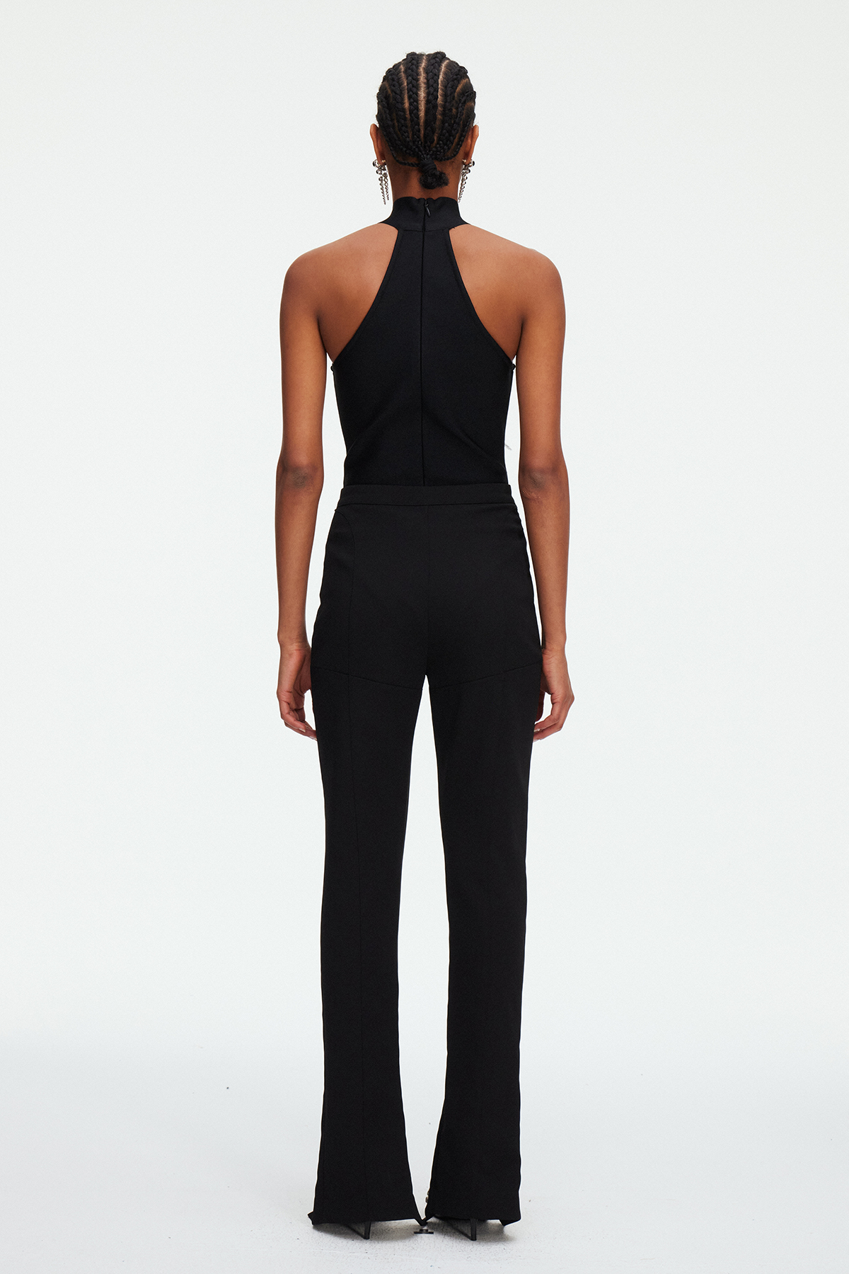 Magdalena Halter Neck Feather Bodysuit
