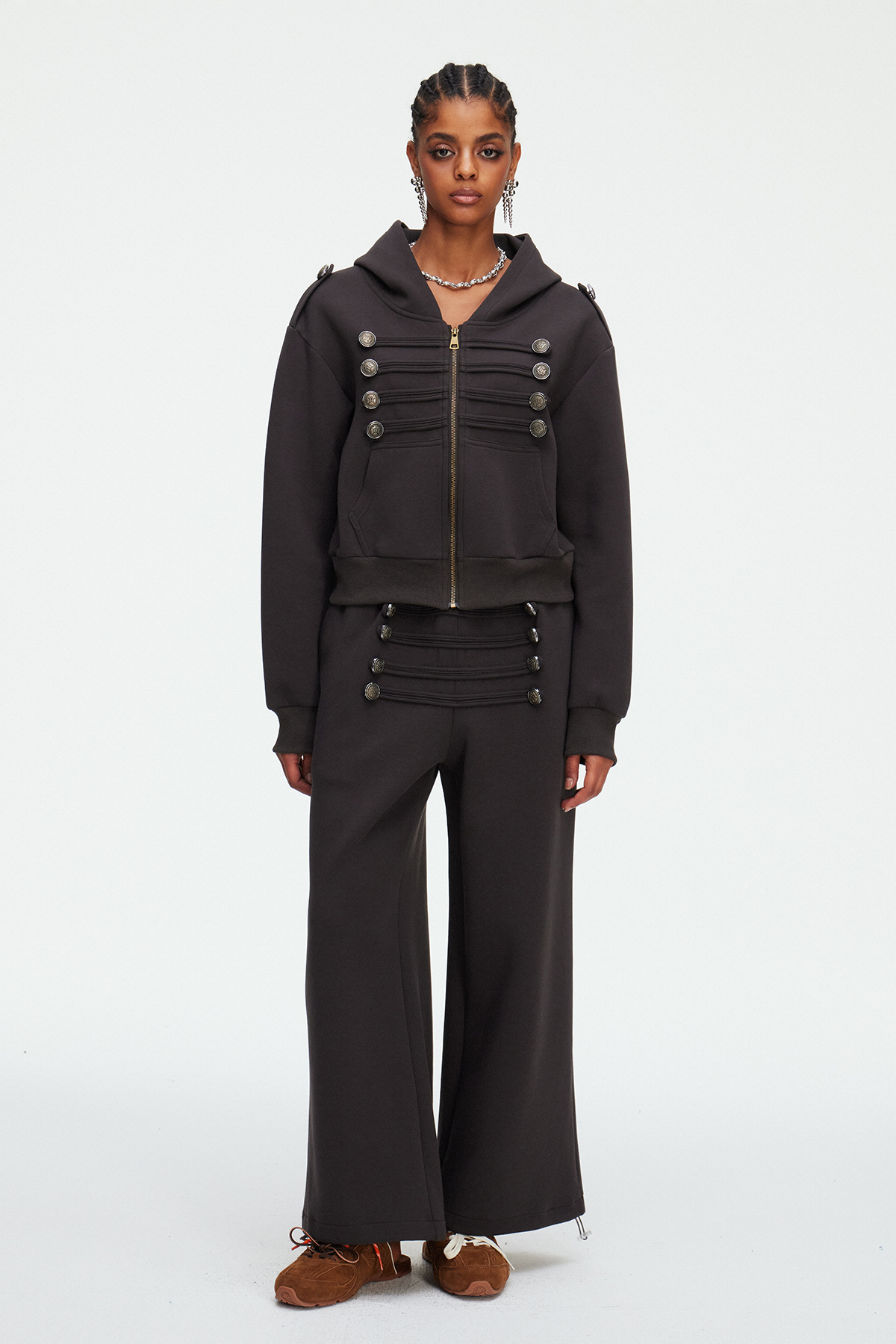 Magdalini Napoleon Pants Set