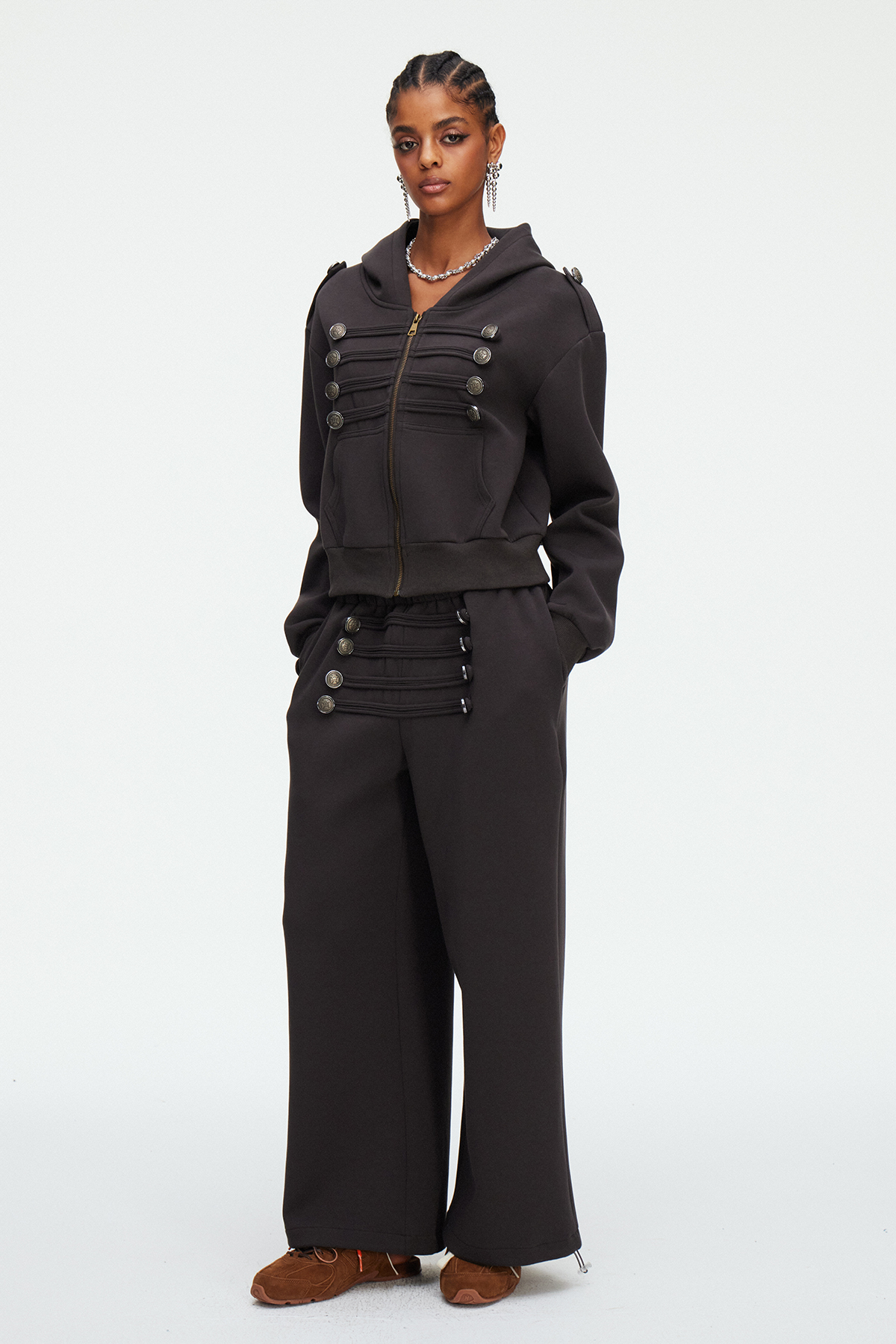 Magdalini Napoleon Pants Set